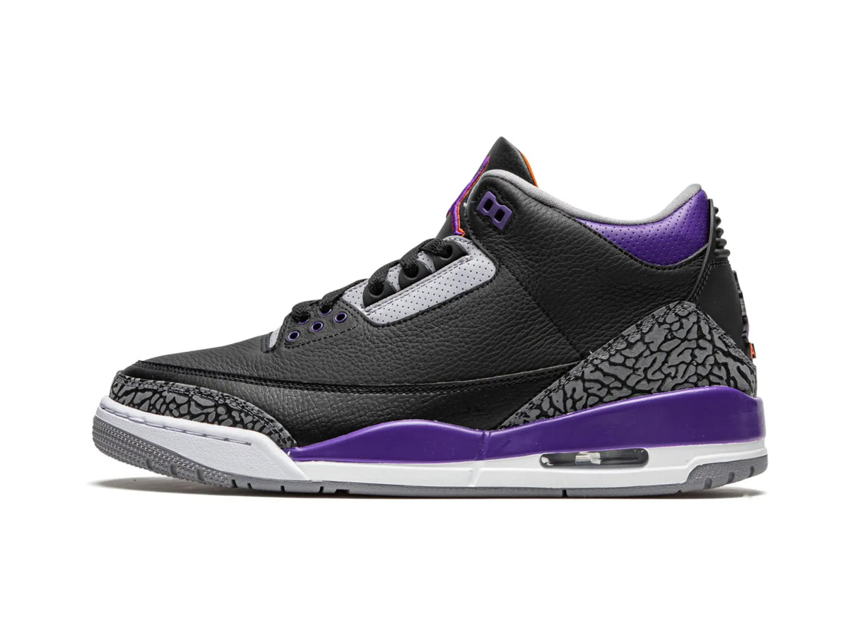 Nike Air Jordan 3 Retro "Black Court Purple" - street-bill.dk