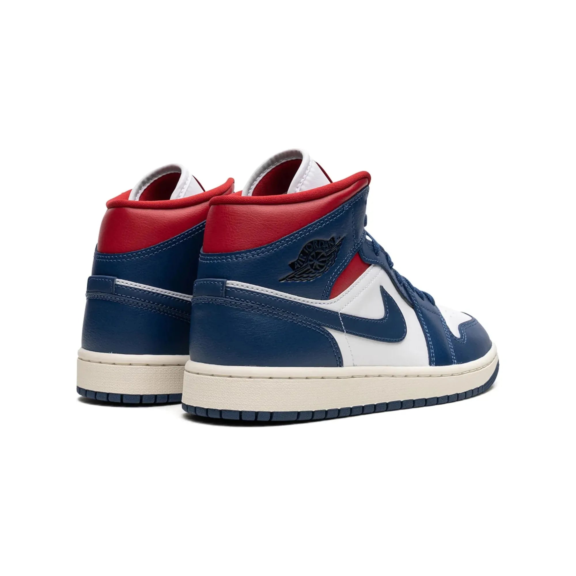 Nike Air Jordan 1 Mid "French Blue Gym Red" - street-bill.dk