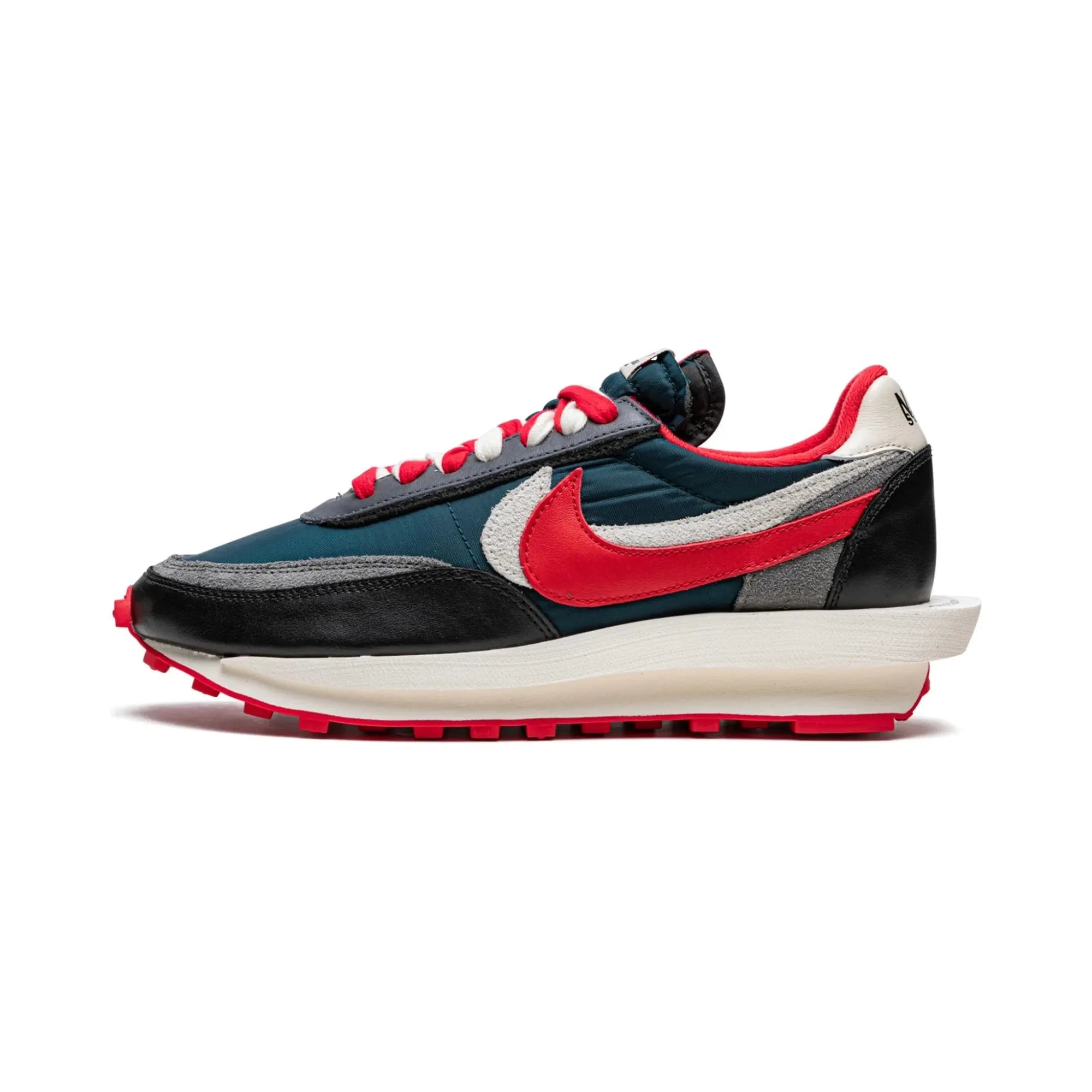 Nike LD Waffle X Sacai X UNDERCOVER "Midnight Spruce University Red" - street-bill.dk