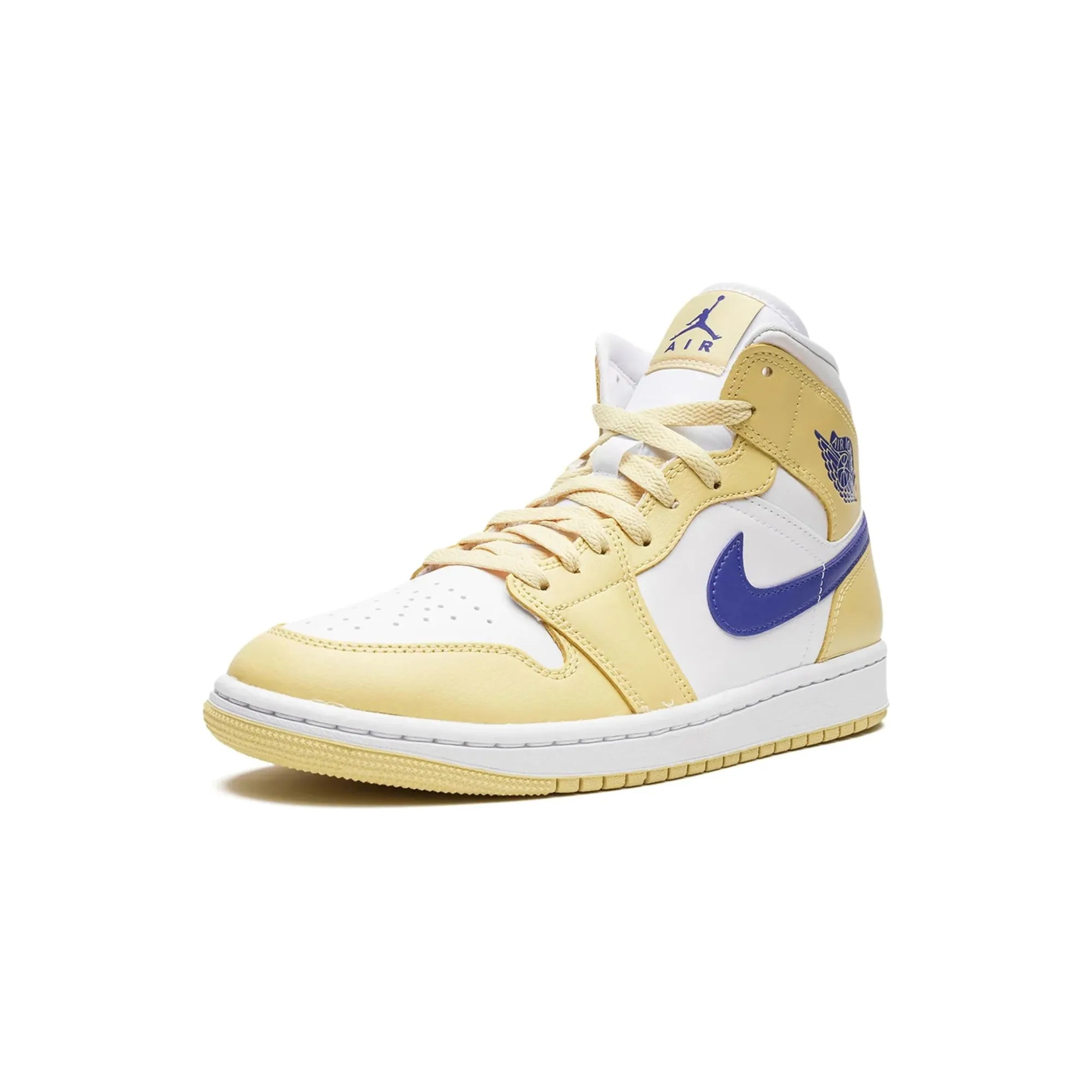 Nike Air Jordan 1 Mid "Lemon Wash Lapis" - street-bill.dk