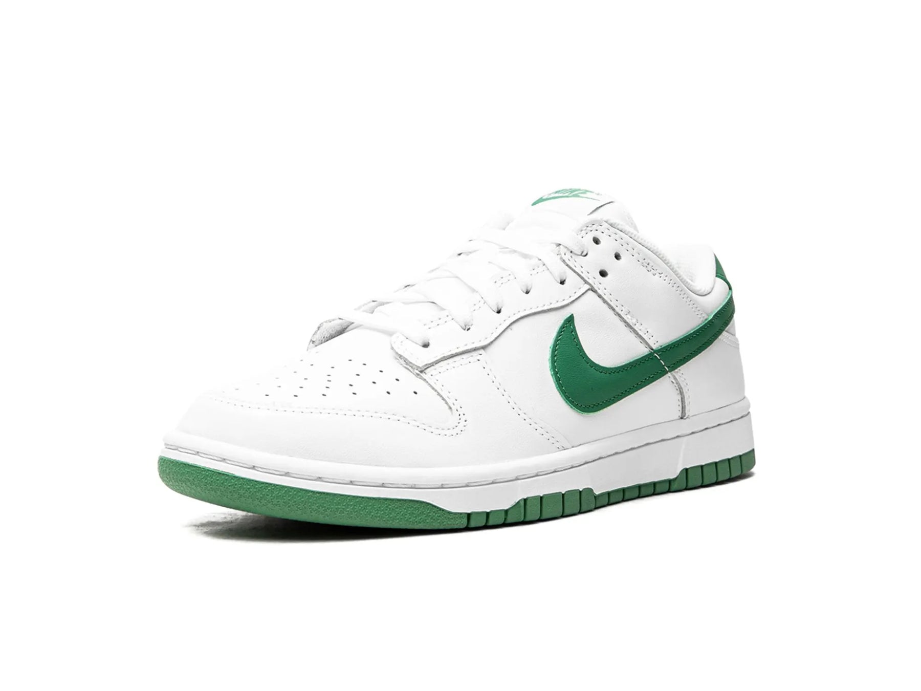 Nike Dunk Low "White Green Noise" - street-bill.dk