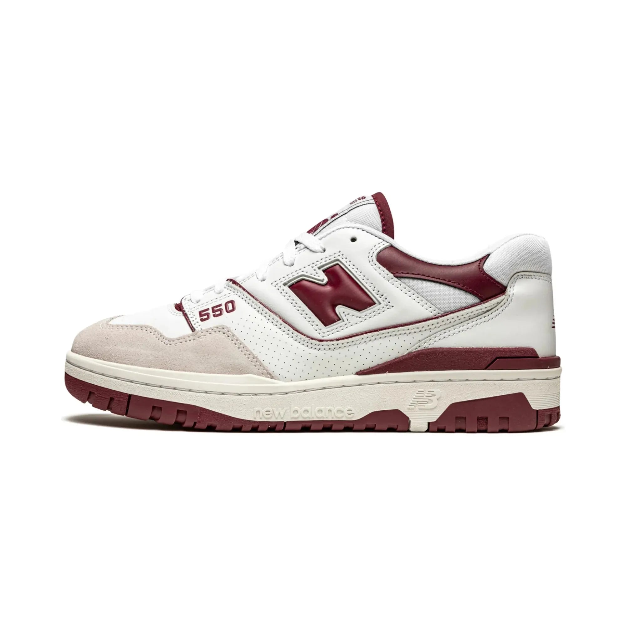 New Balance 550 Sea Salt "Burgundy" - street-bill.dk