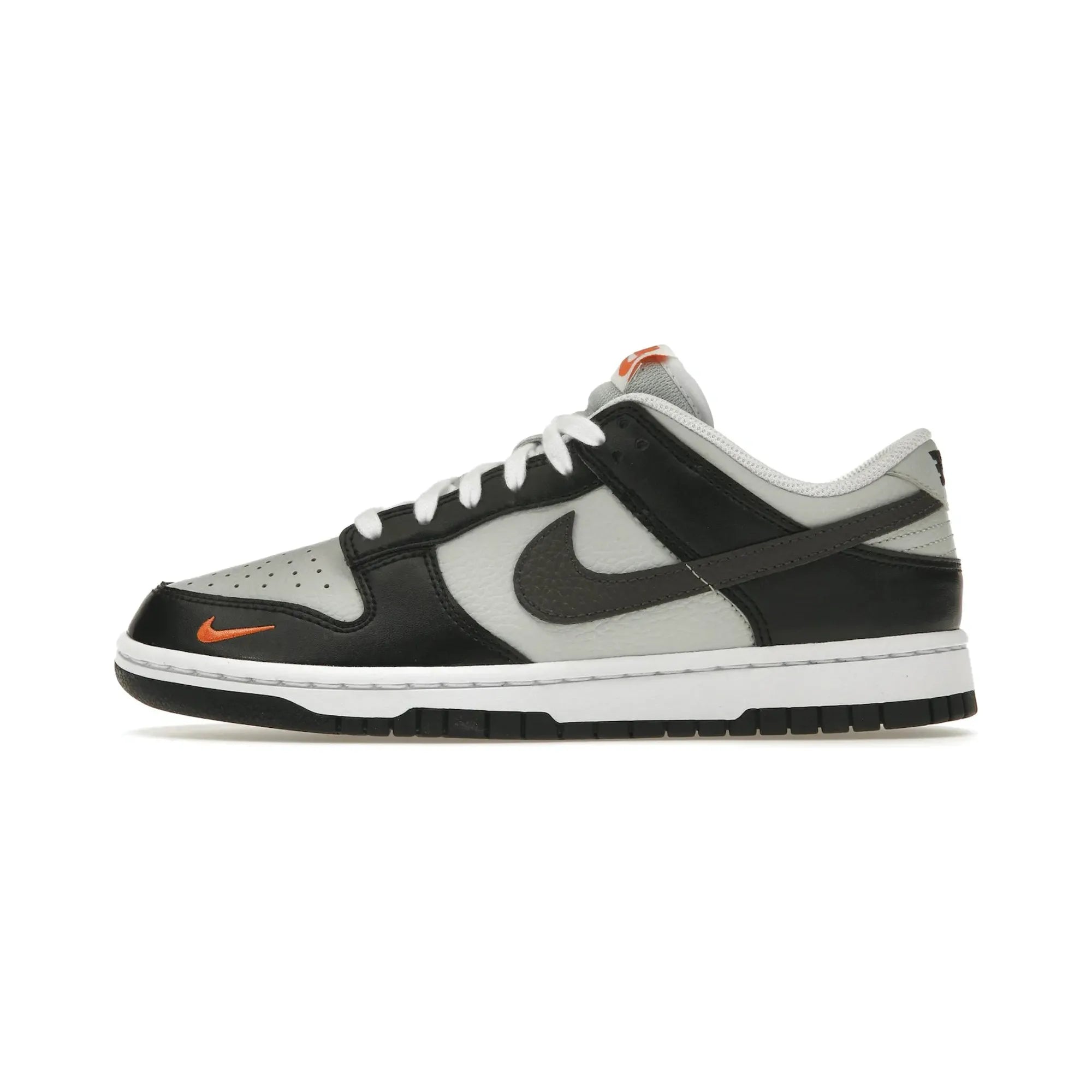 Nike Dunk Low "Grey Black Orange Mini Swoosh" - street-bill.dk