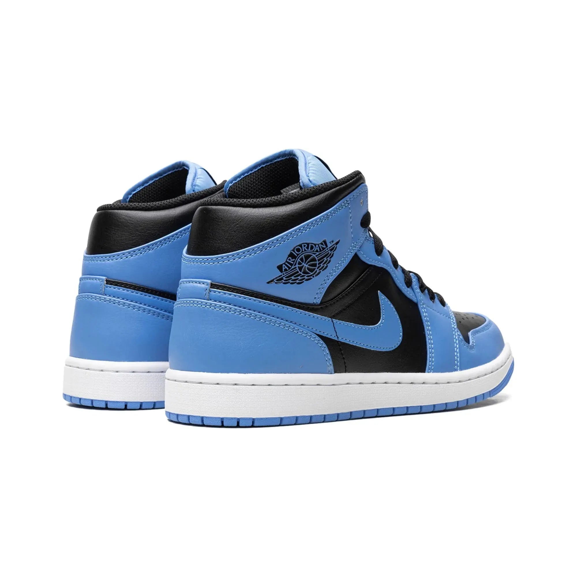 Nike Air Jordan 1 Mid "University Blue Black" - street-bill.dk