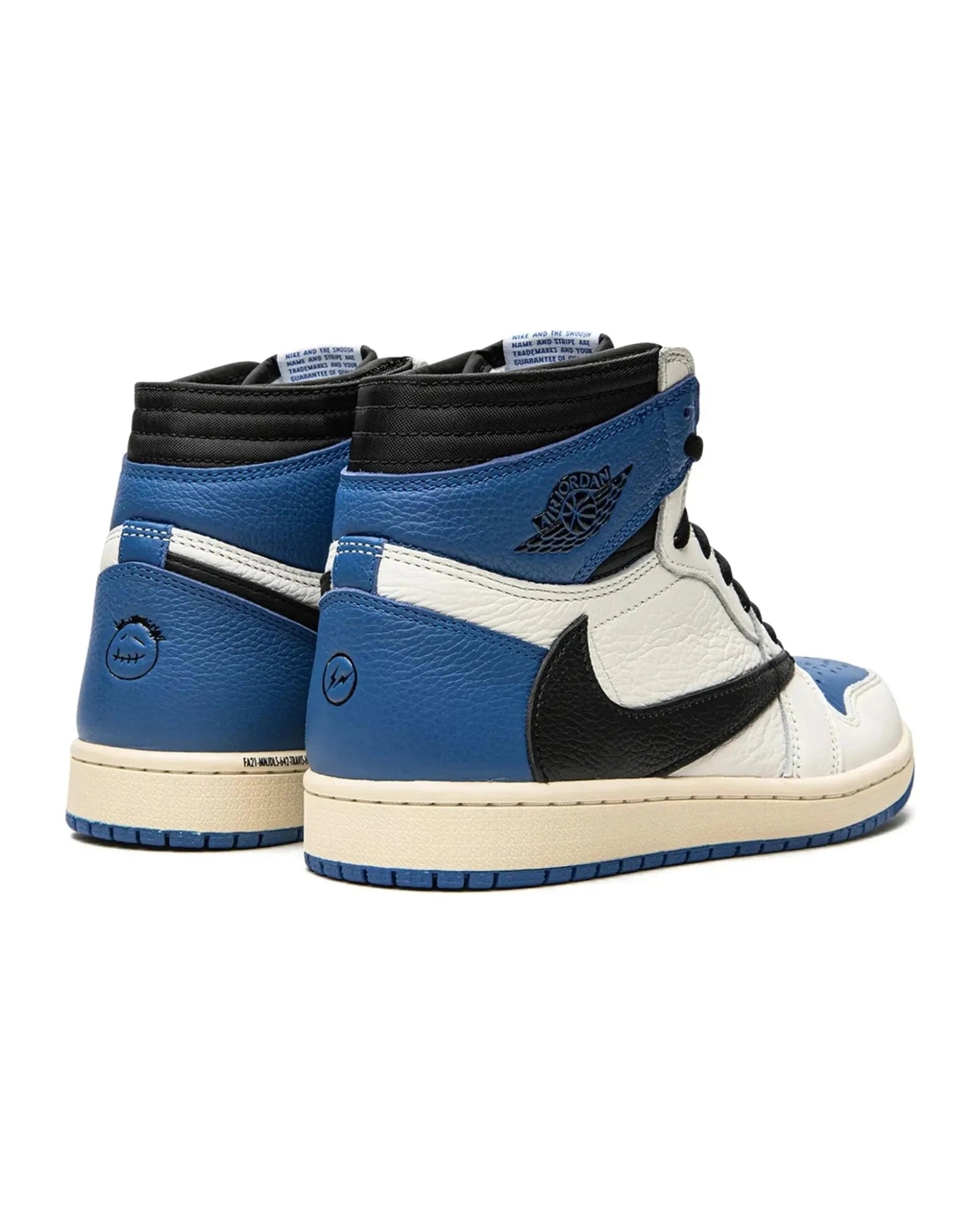 Nike Air Jordan 1 Retro High Travis Scott Fragment "Military Blue" - street-bill.dk