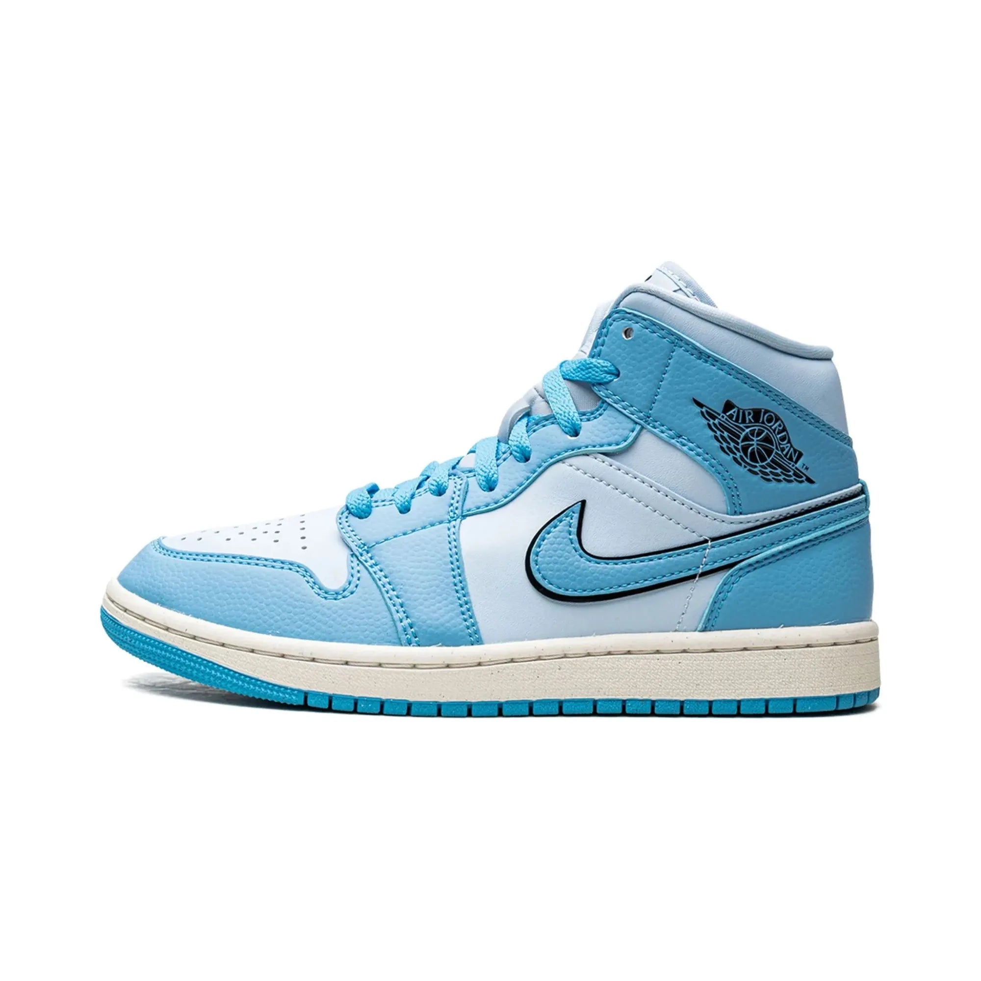 Nike Air Jordan 1 Mid "Ice Blue" - street-bill.dk