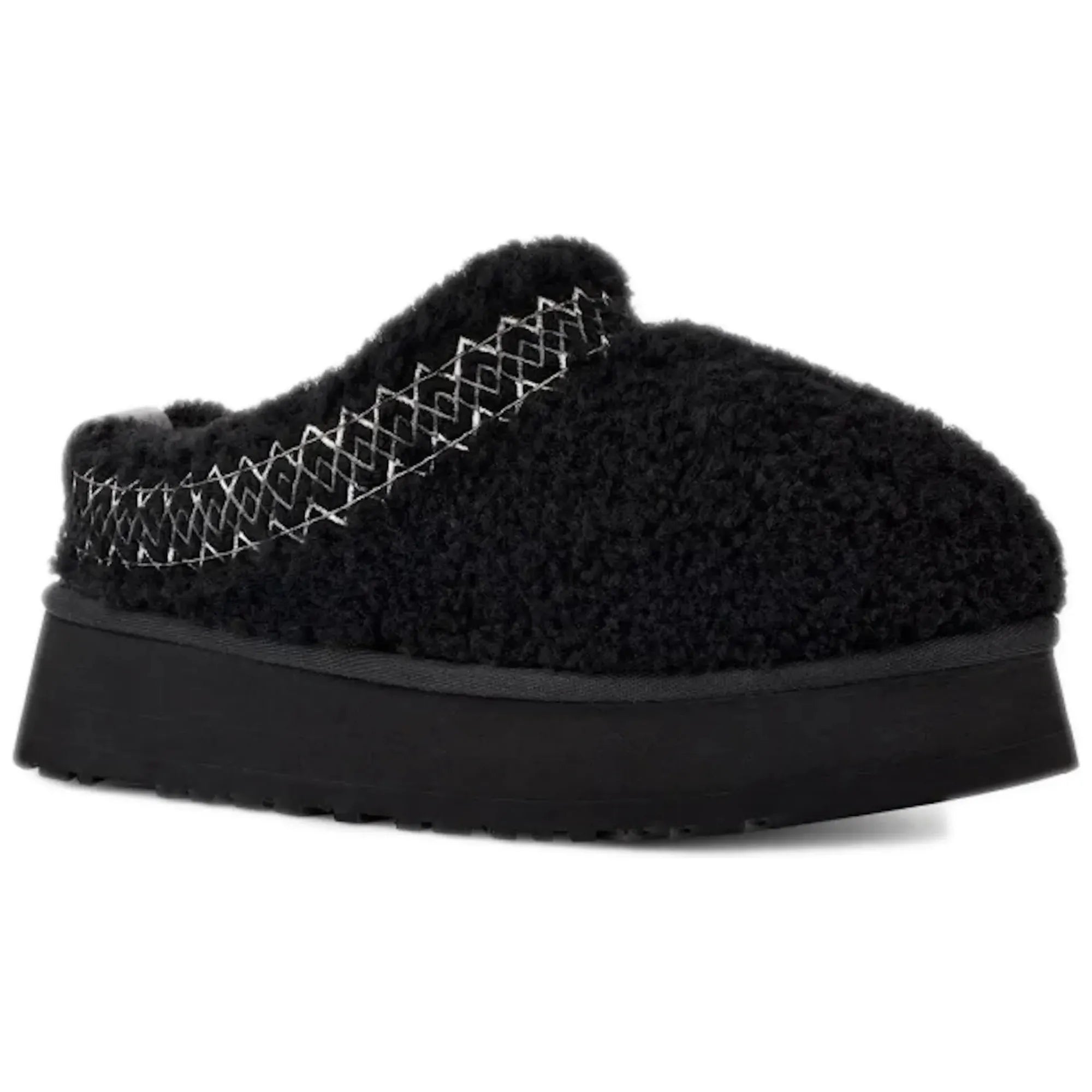 UGG Tazz Slipper Heritage Braid Black (Women's)