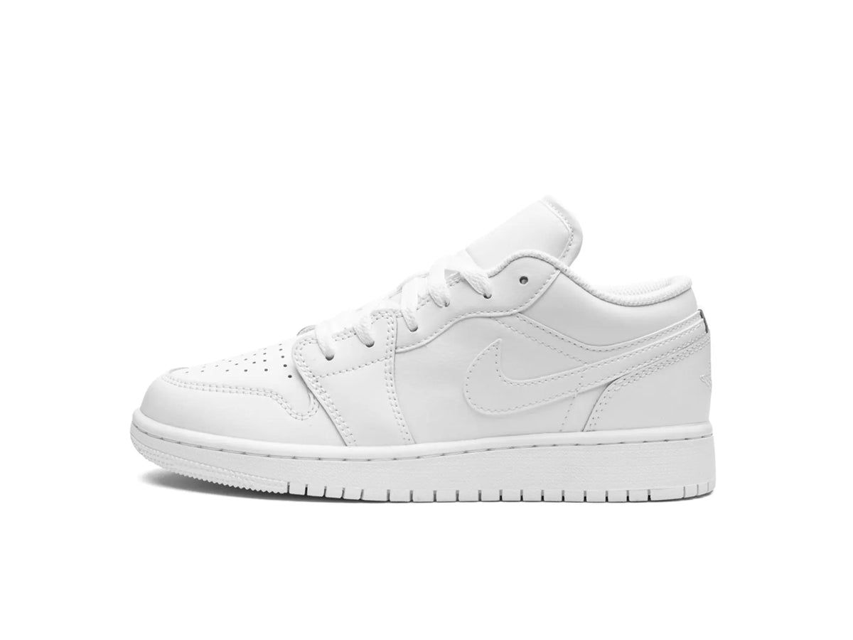 Nike Air Jordan 1 Low "Triple White" - street-bill.dk