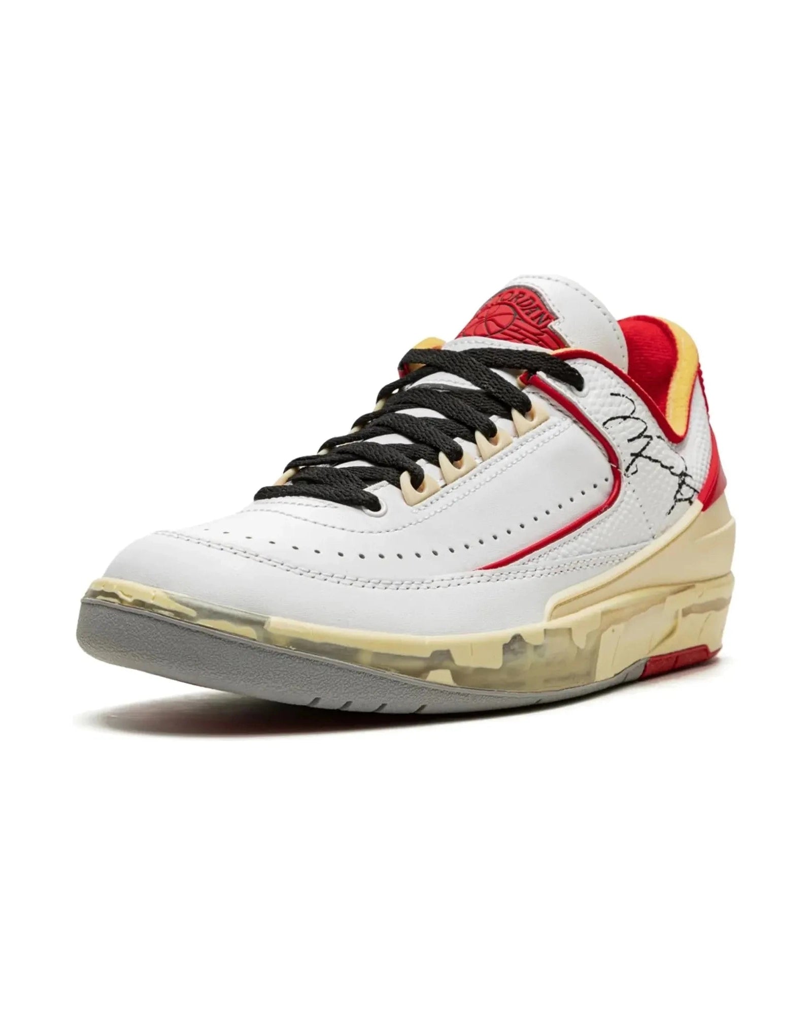 Nike Air Jordan 2 Retro Low SP X Off-White "White Red" - street-bill.dk