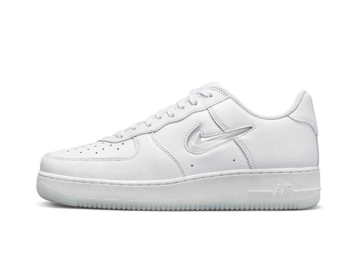 Nike Air Force 1 Low '07 "Color of the Month Jewel Swoosh Triple White" - street-bill.dk