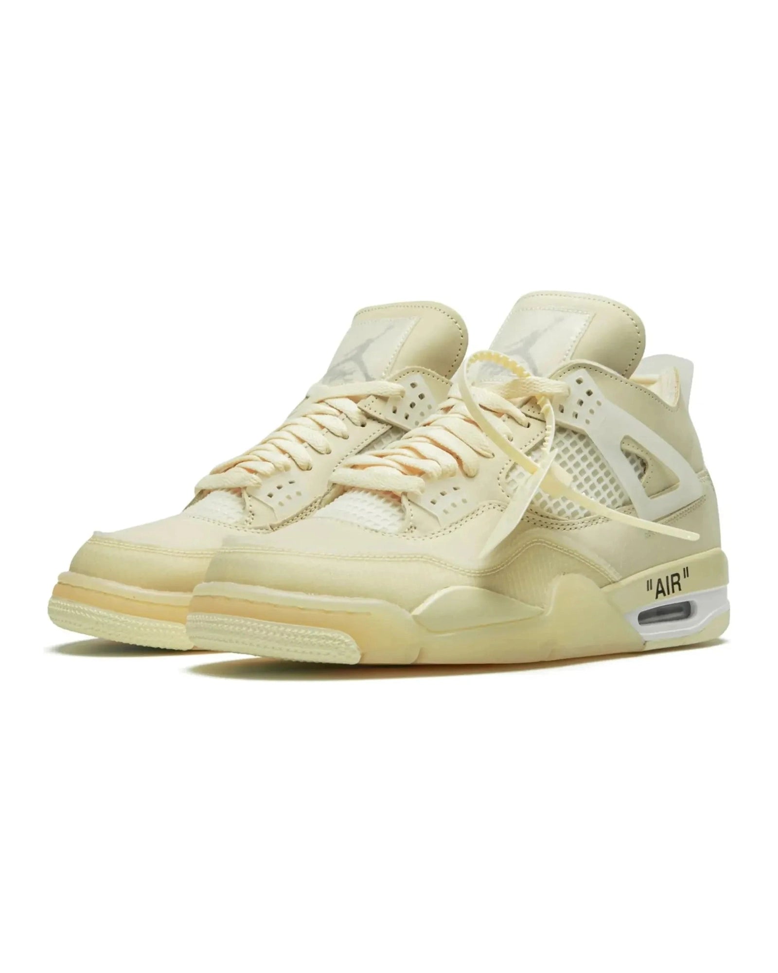 Nike Air Jordan 4 Retro X Off-White "Sail" - street-bill.dk