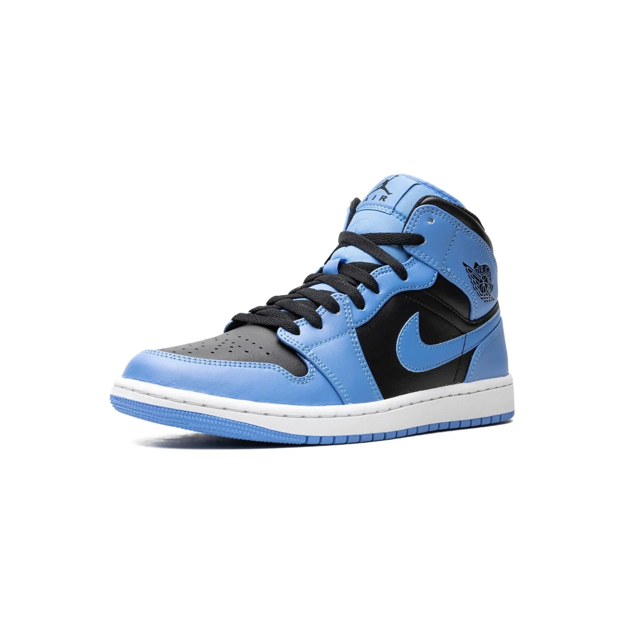 Nike Air Jordan 1 Mid "University Blue Black" - street-bill.dk