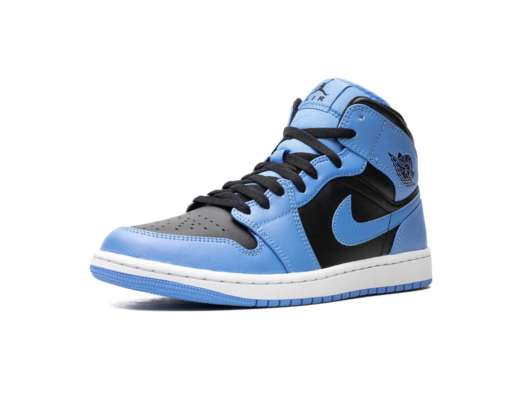 Nike Air Jordan 1 Mid "University Blue Black" - street-bill.dk