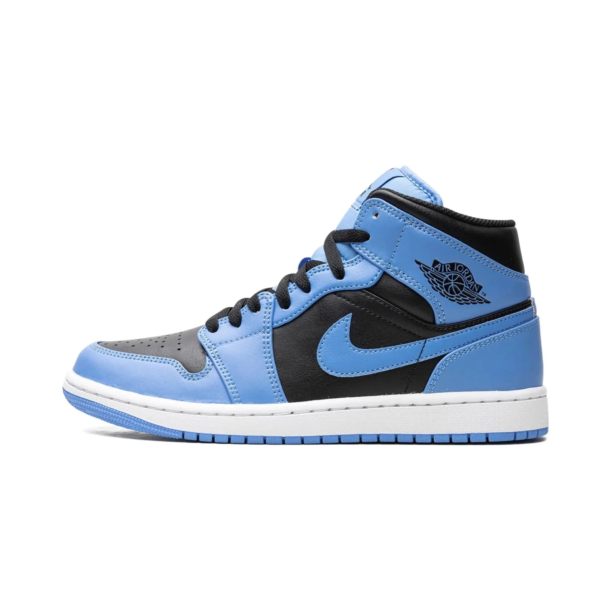 Nike Air Jordan 1 Mid "University Blue Black" - street-bill.dk