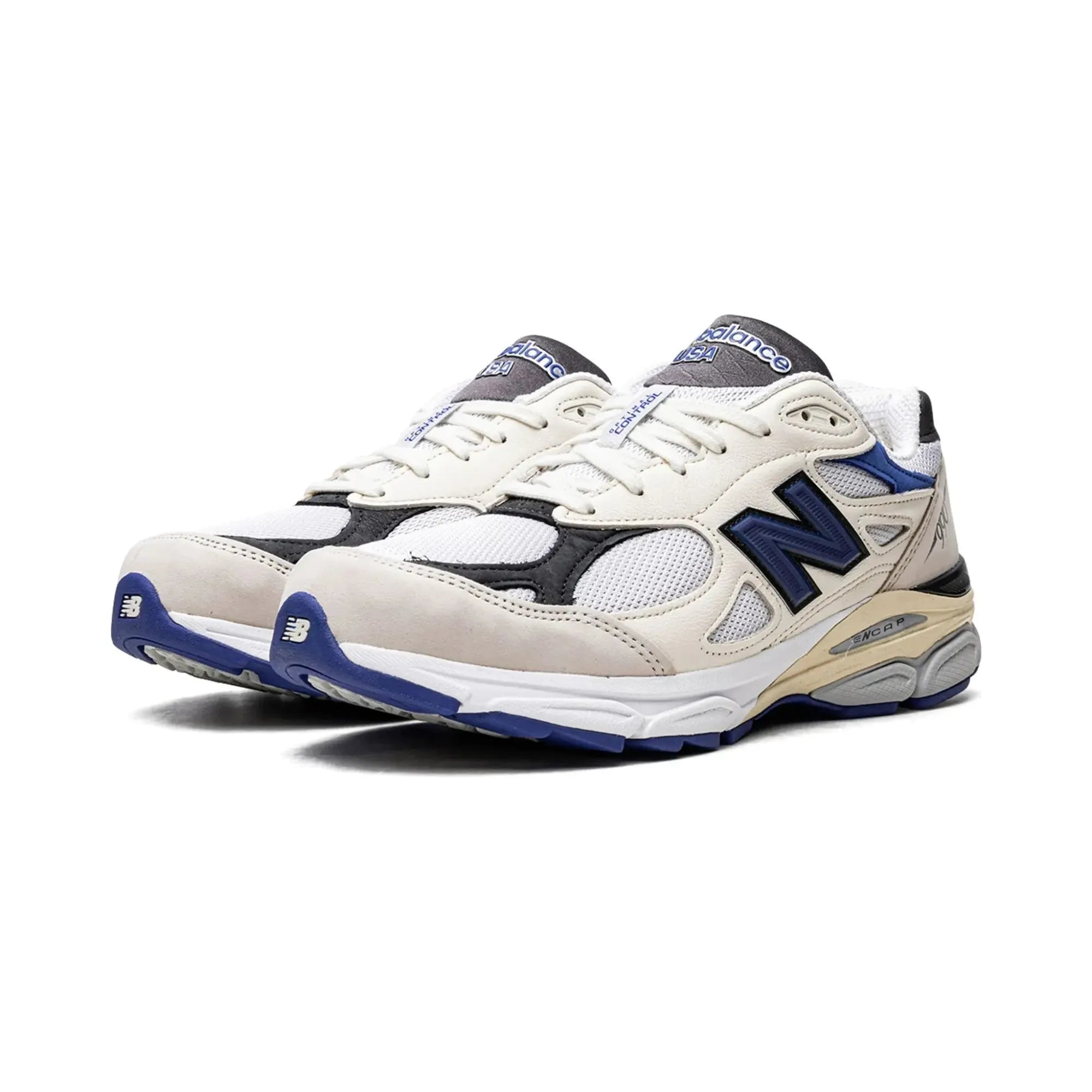 New Balance 990v3 "MiUSA White Blue" - street-bill.dk