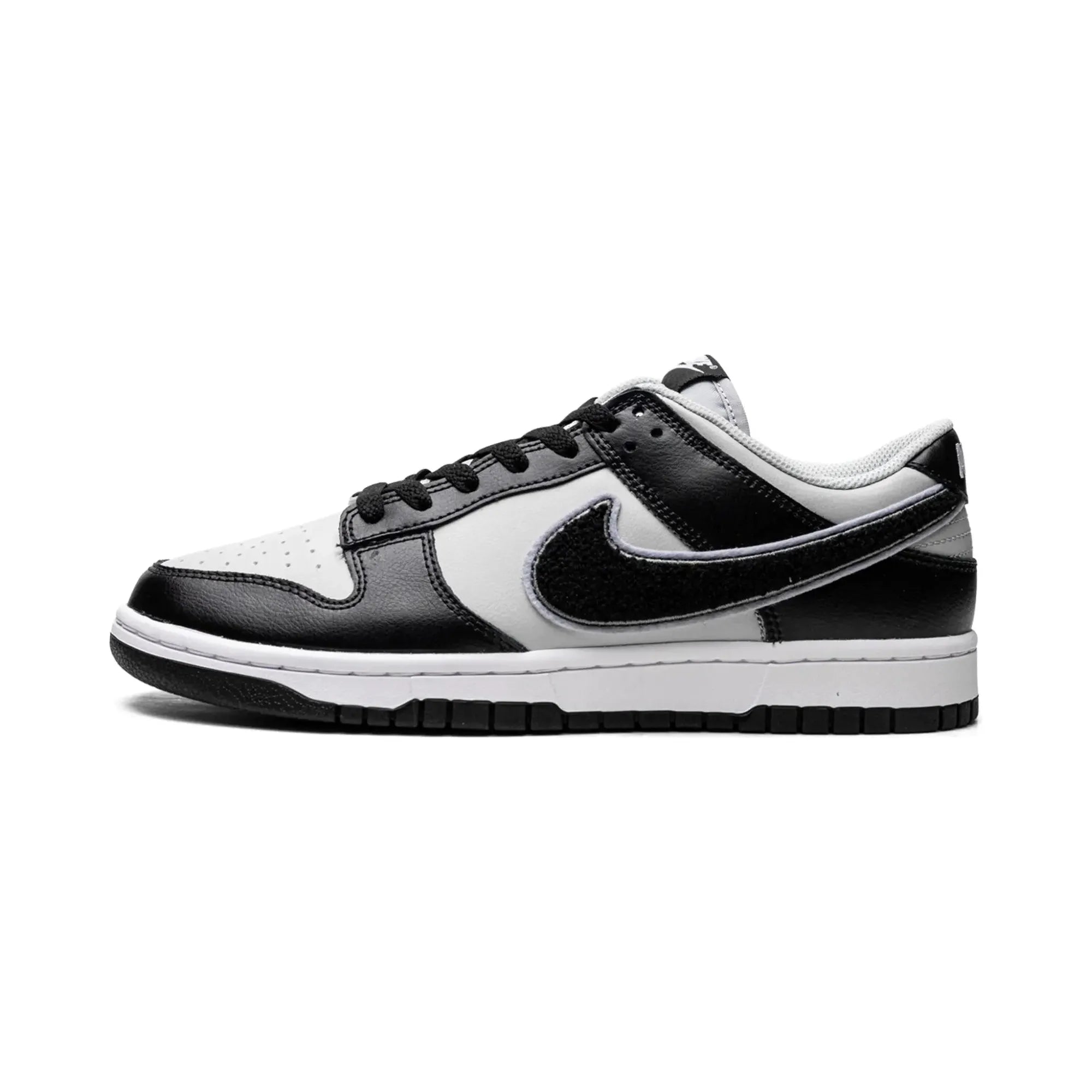 Nike Dunk Low "Chenille Swoosh Black Grey" - street-bill.dk