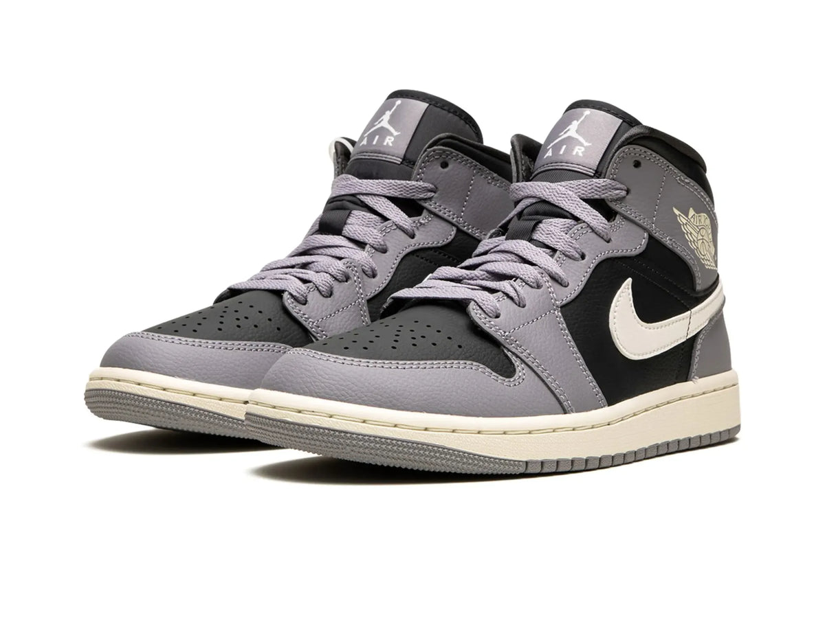 Nike Air Jordan 1 Mid "Cement Grey" - street-bill.dk