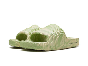 Adidas Adilette 22 Slides "Magic Lime Desert Sand" - street-bill.dk