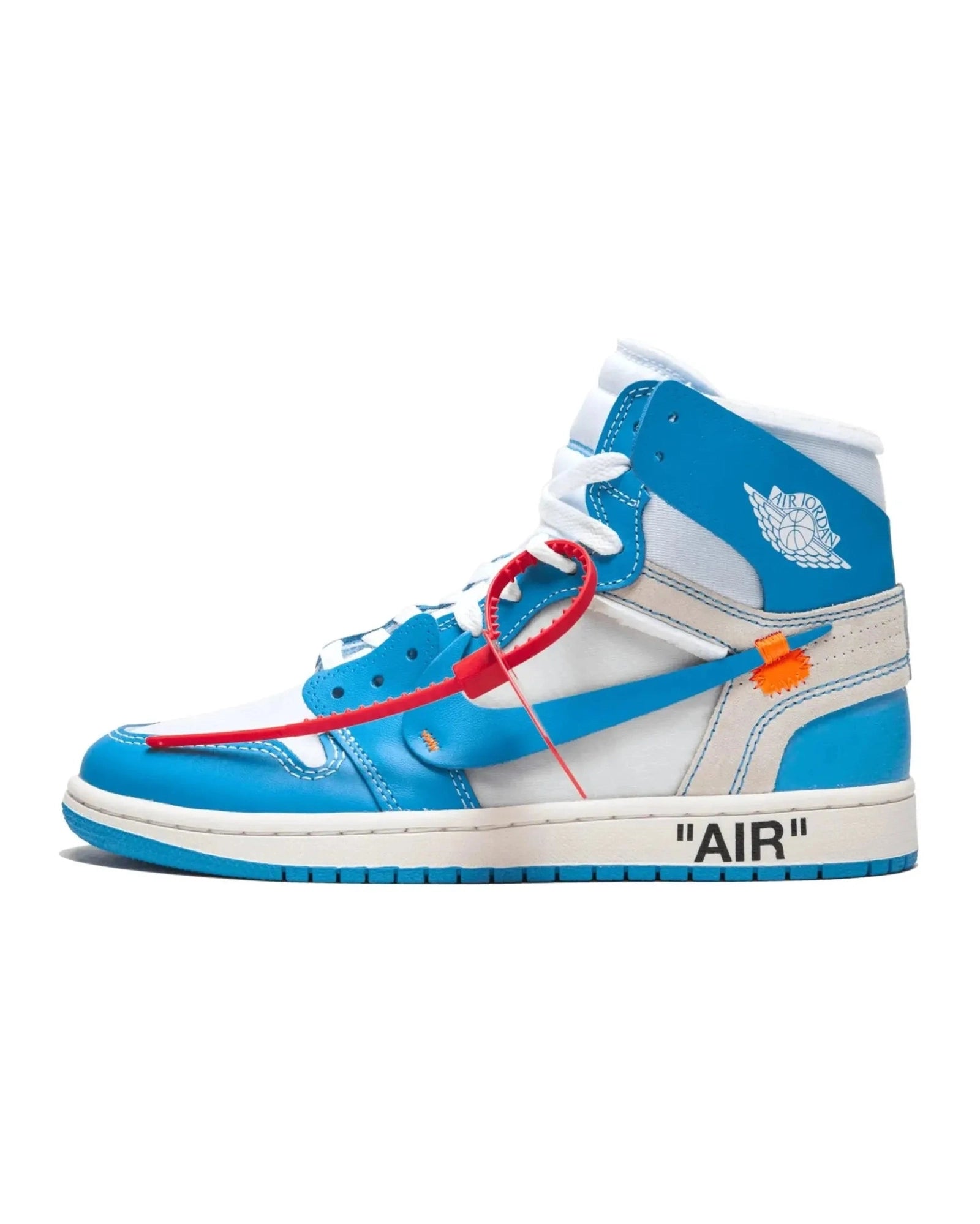 Nike Air Jordan 1 Retro High X Off-White "University Blue" - street-bill.dk