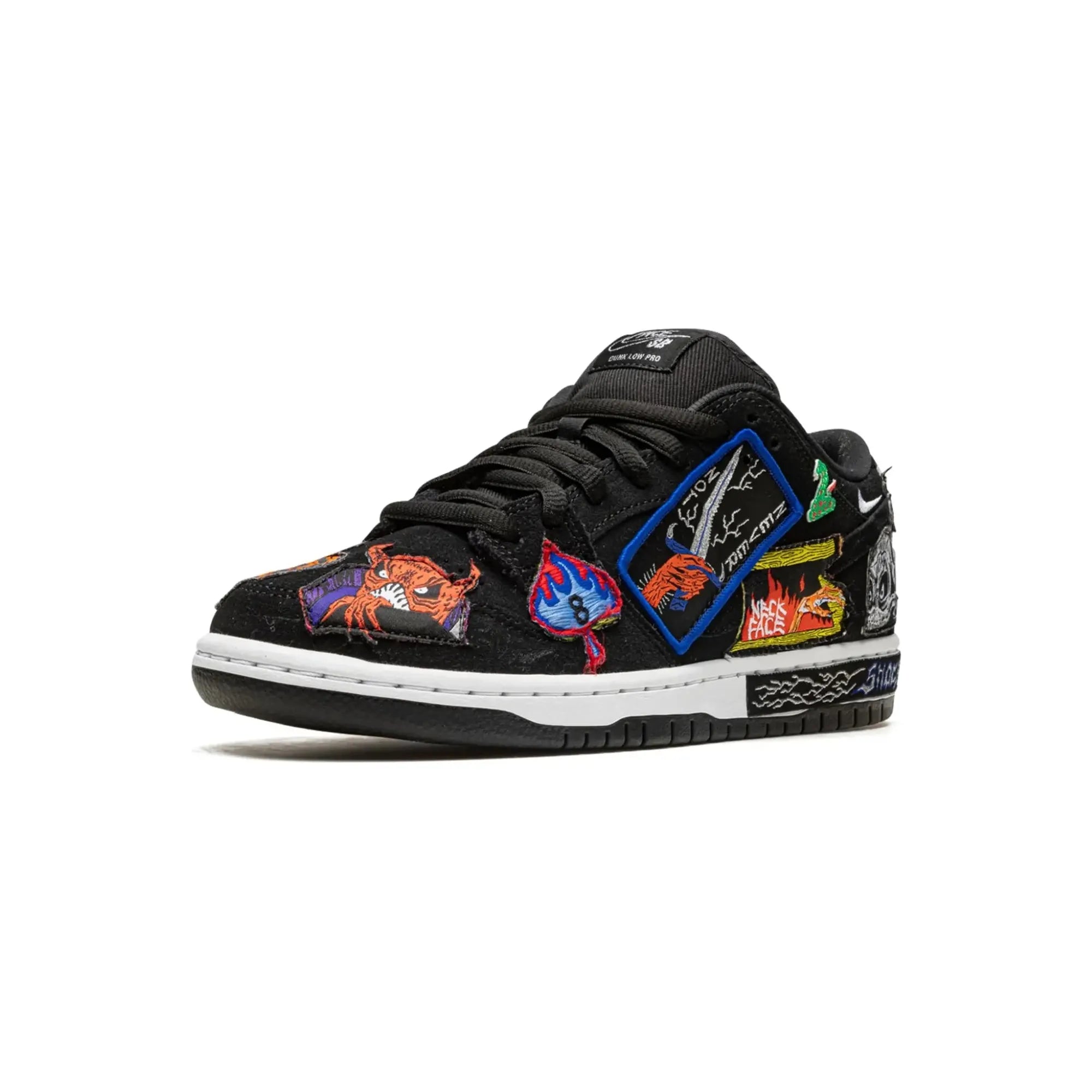 Nike Dunk Low SB  X Neckface "Black" - street-bill.dk