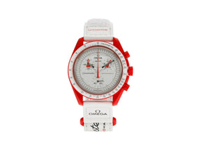 Swatch x Omega Bioceramic Moonswatch Mission to Mars SO33R100