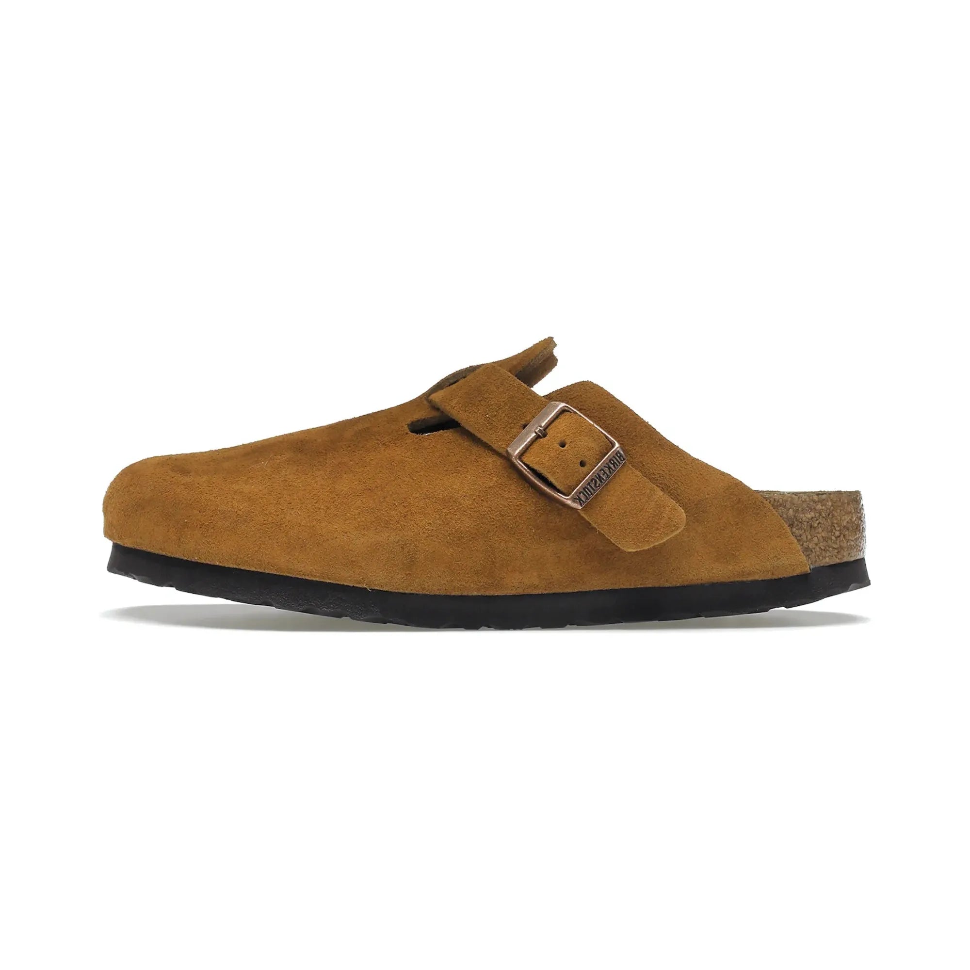 Birkenstock Boston "Soft Footbed Suede Mink" - street-bill.dk