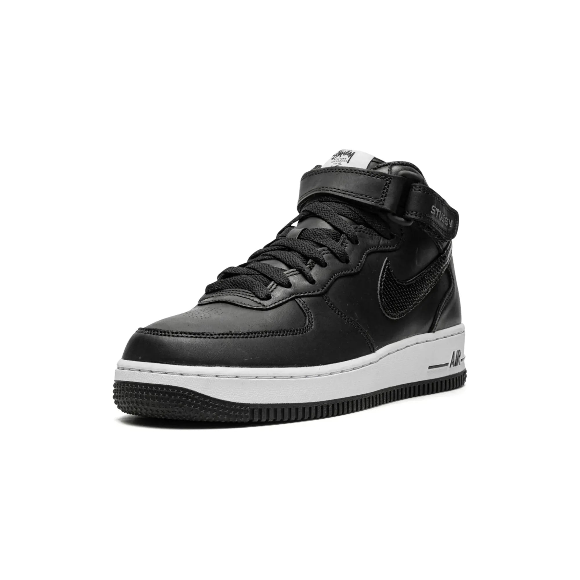 Nike Air Force 1 Mid X Stüssy "Black White" - street-bill.dk