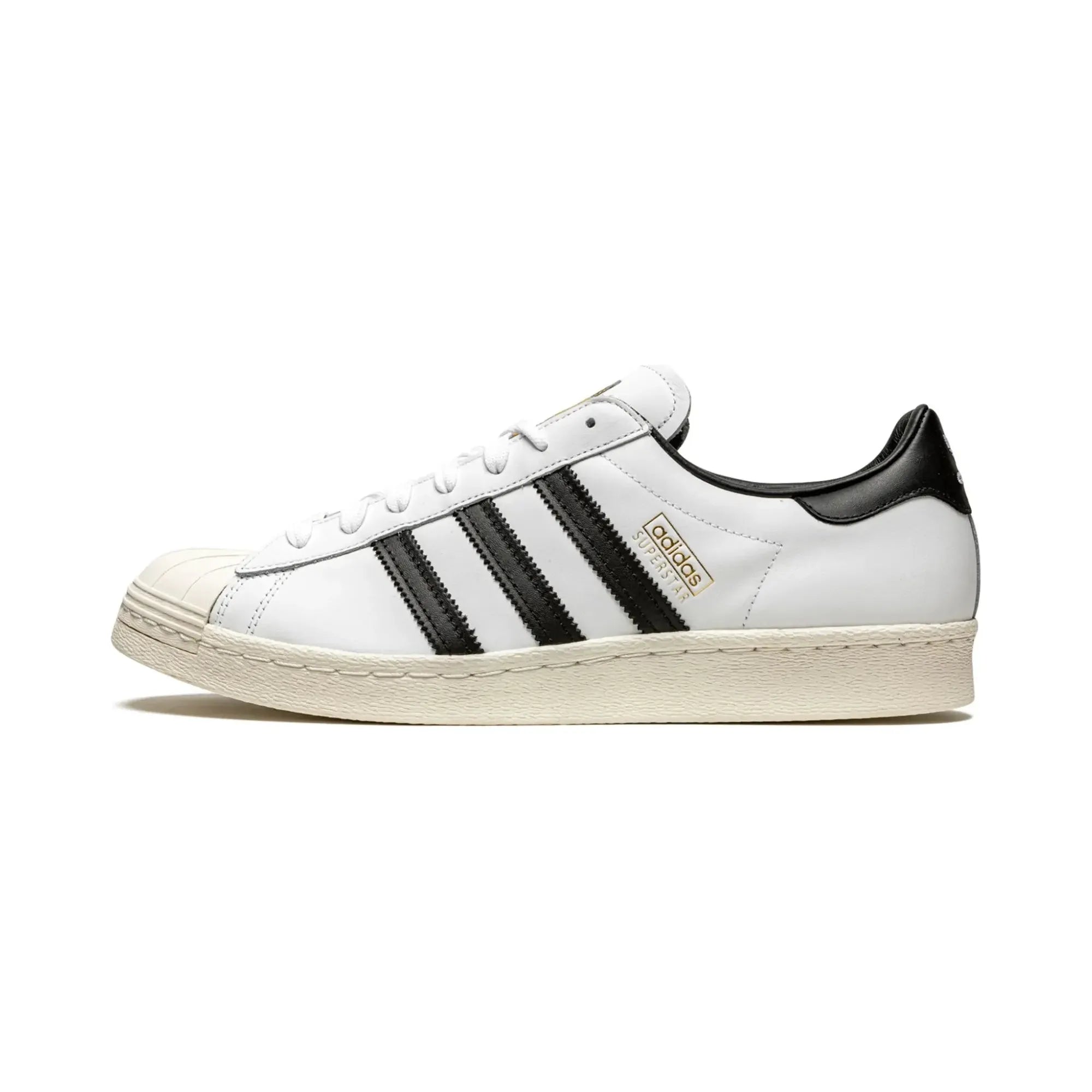 Adidas Superstar 80's X Bape "White Black" - street-bill.dk