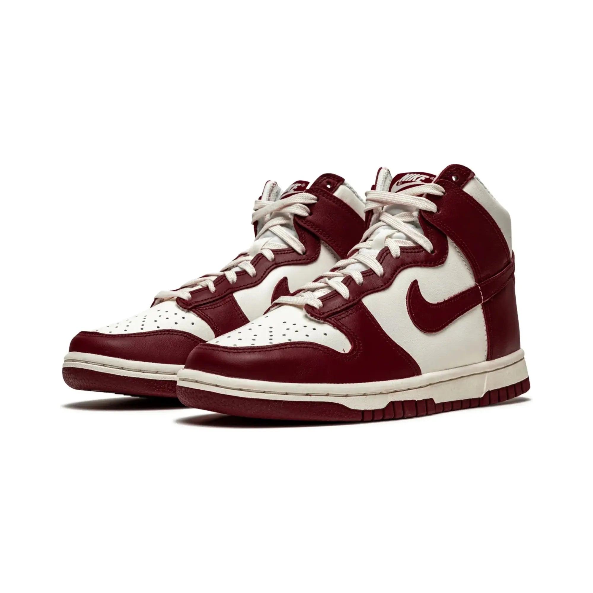 Nike Dunk High Sail "Team Red" - street-bill.dk