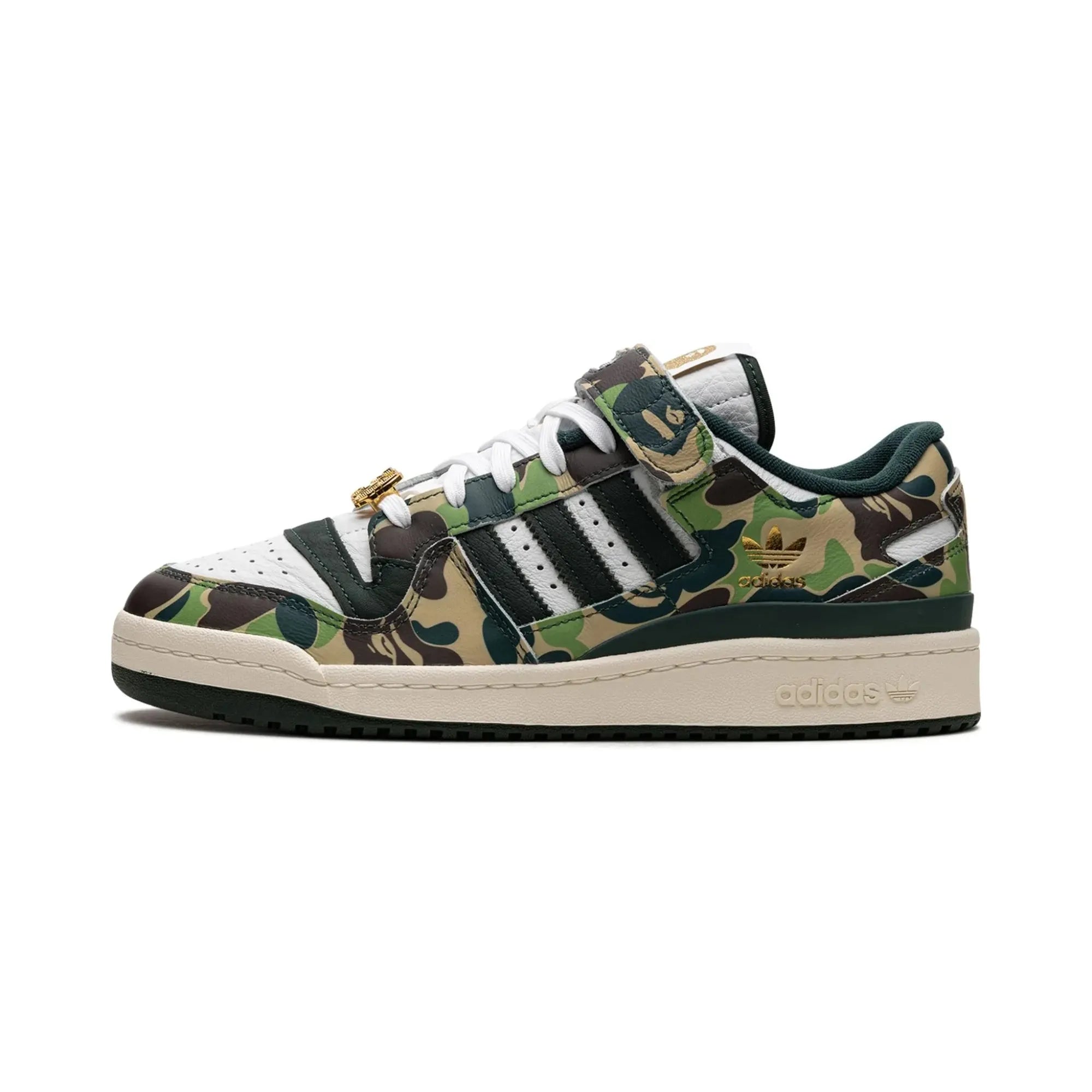 Adidas Forum 84 Low X Bape "30th Anniversary Green Camo" - street-bill.dk