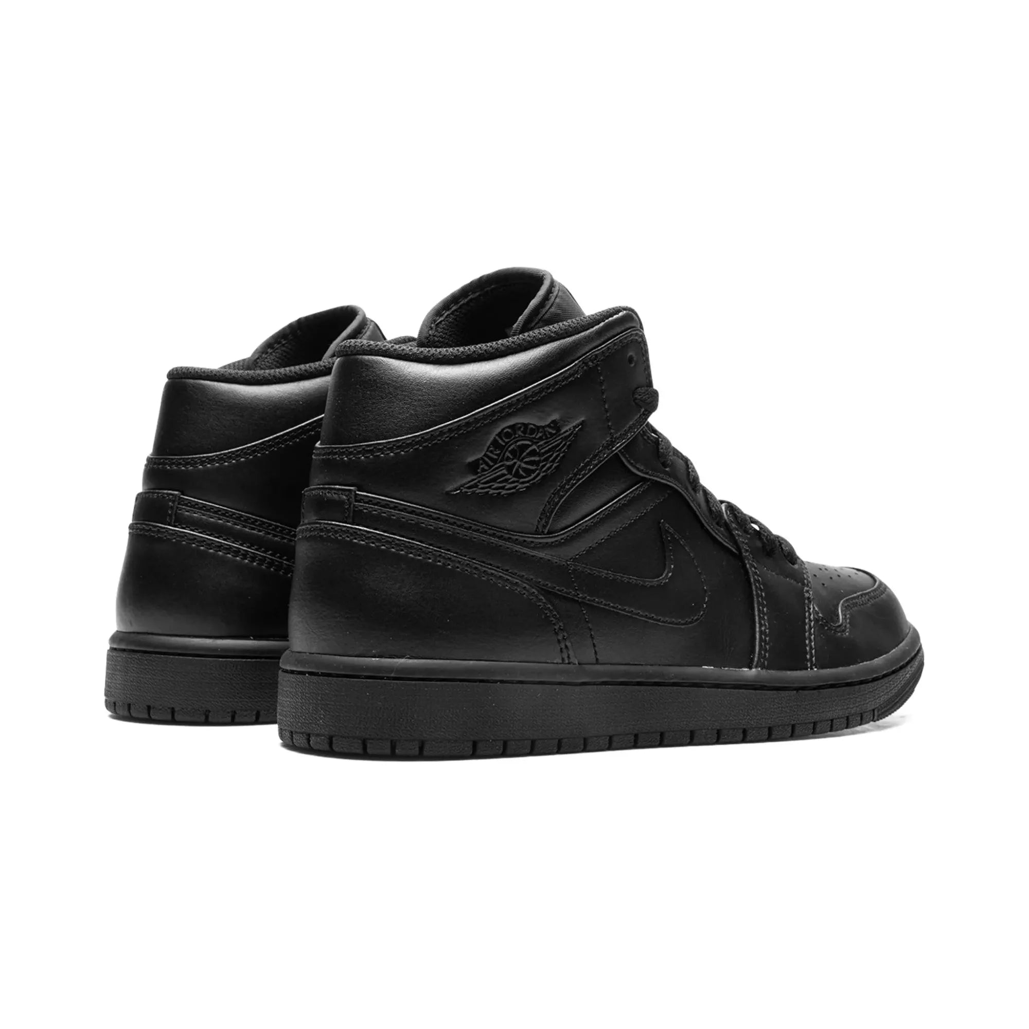 Nike Air Jordan 1 Mid "Triple Black 2022" - street-bill.dk