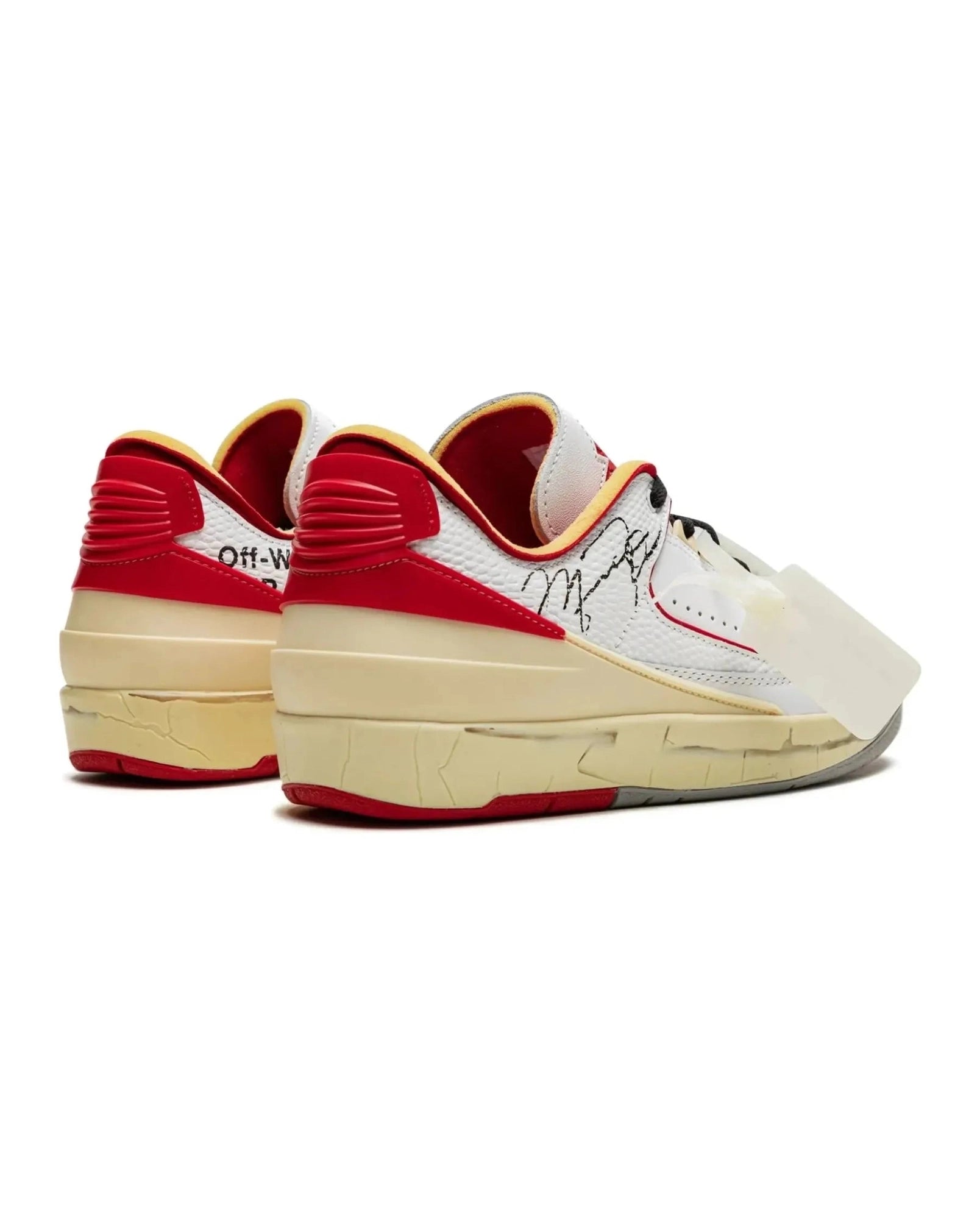 Nike Air Jordan 2 Retro Low SP X Off-White "White Red" - street-bill.dk
