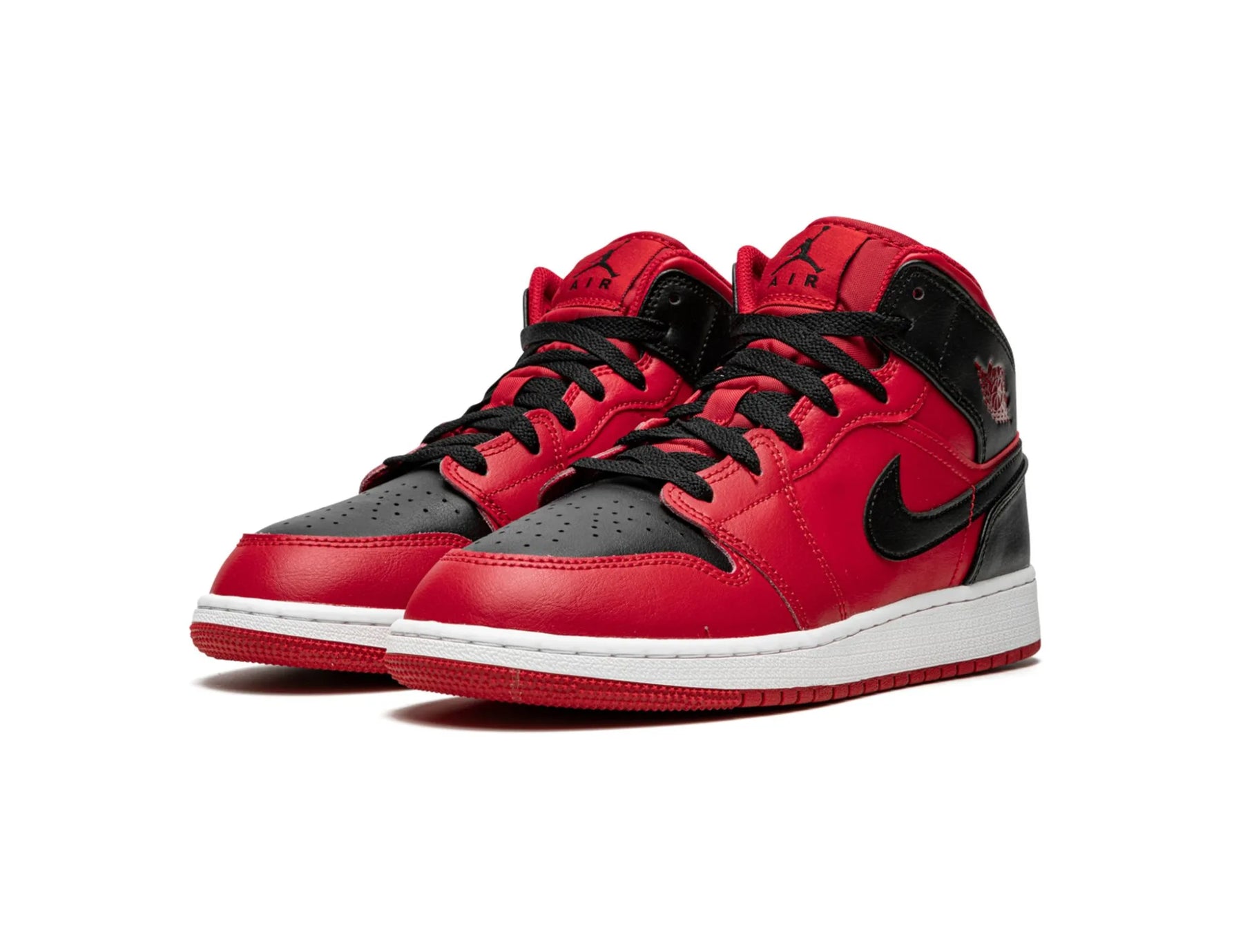 Nike Air Jordan 1 Mid "Reverse Bred" - street-bill.dk