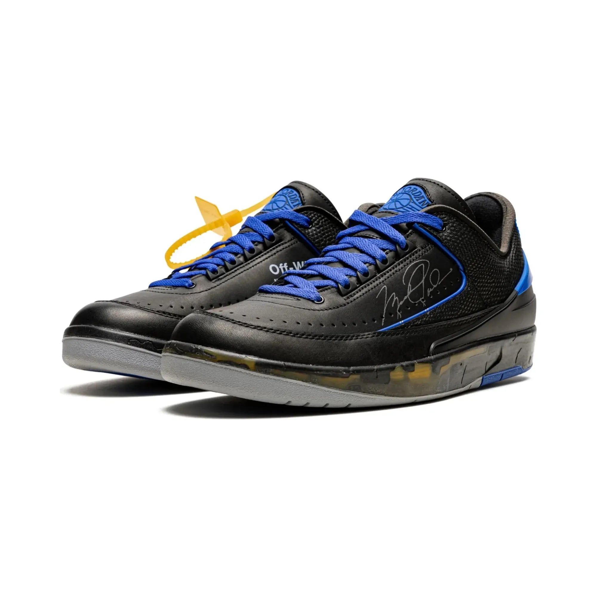 Nike Air Jordan 2 Retro Low SP X Off-White "Black Blue" - street-bill.dk