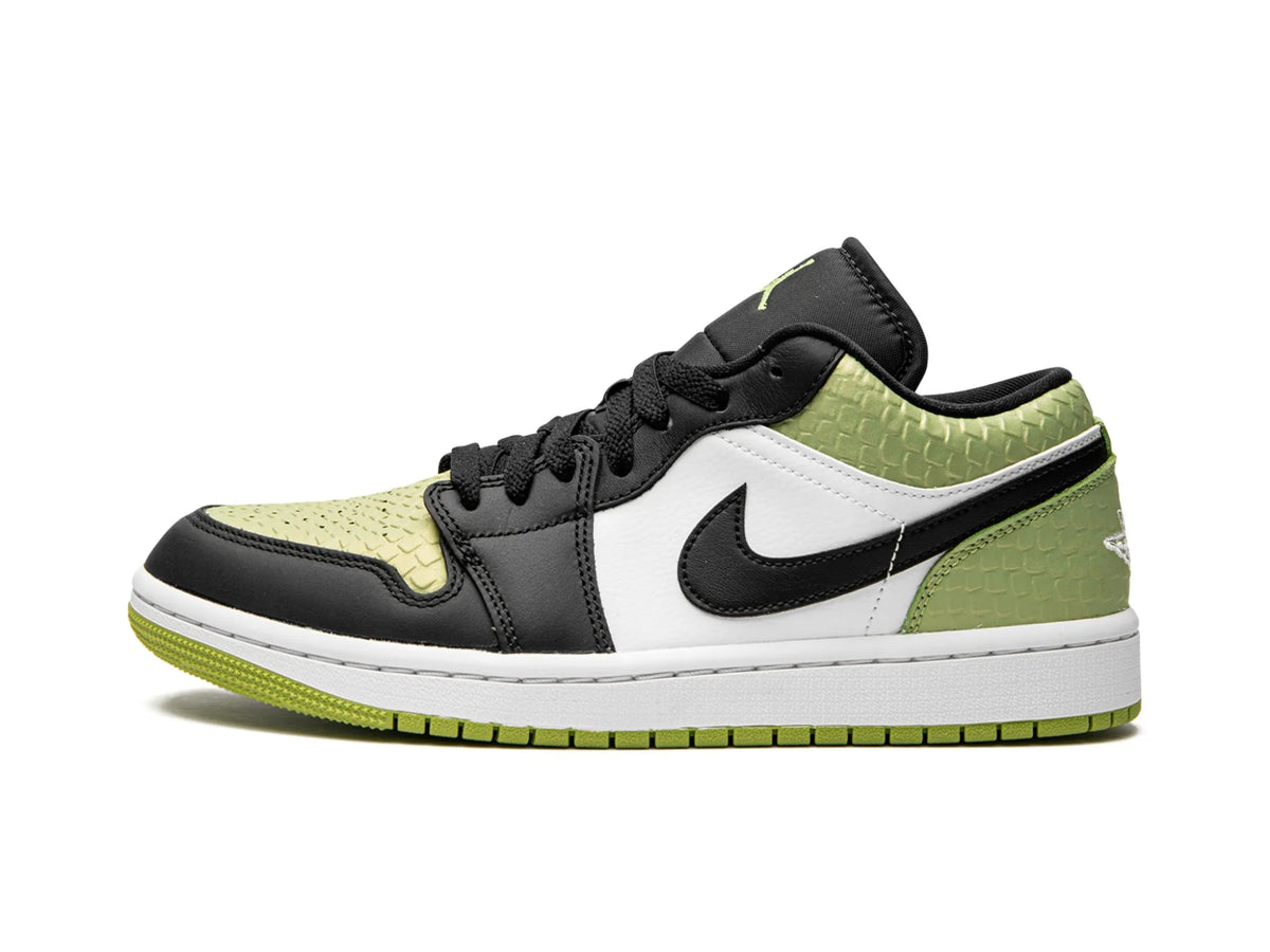 Nike Air Jordan 1 Low "Vivid Green Snakeskin" - street-bill.dk