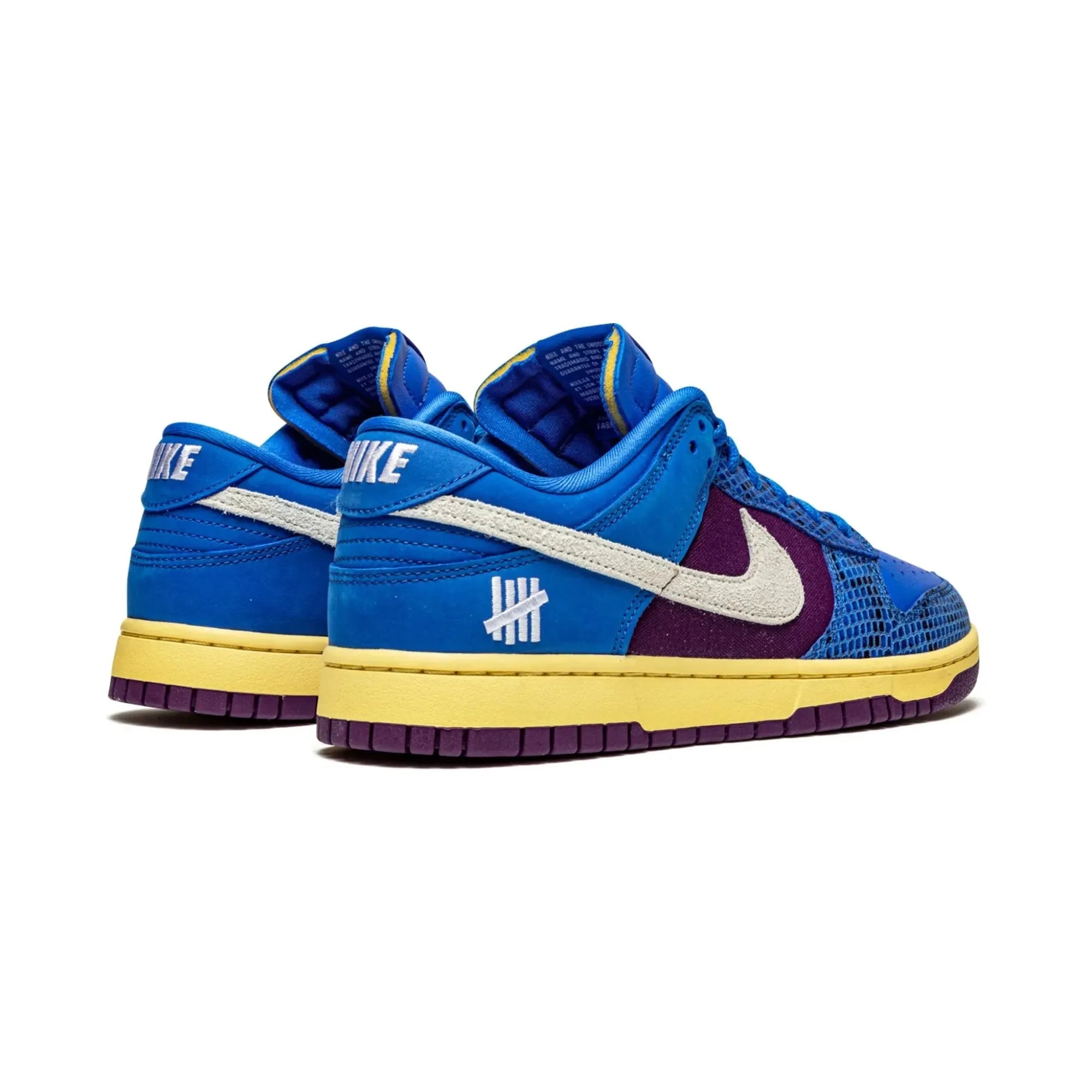 Nike Dunk Low X UNDEFEATED "5 On It - Blue Purple" - street-bill.dk