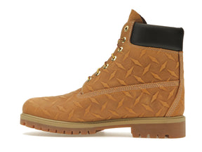 Timberland 6" Premium Waterproof Boot Supreme Diamond Plate Wheat