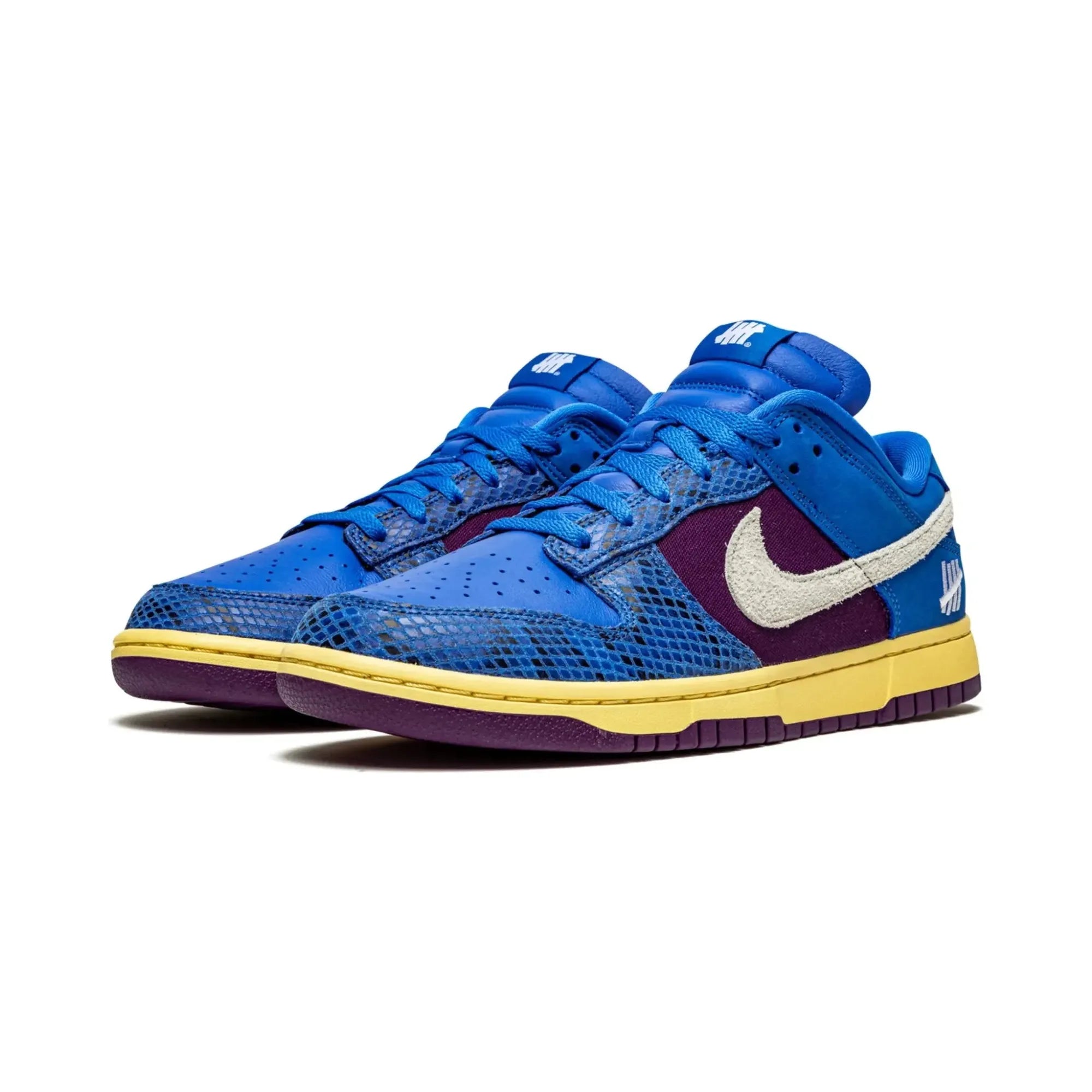 Nike Dunk Low X UNDEFEATED "5 On It - Blue Purple" - street-bill.dk