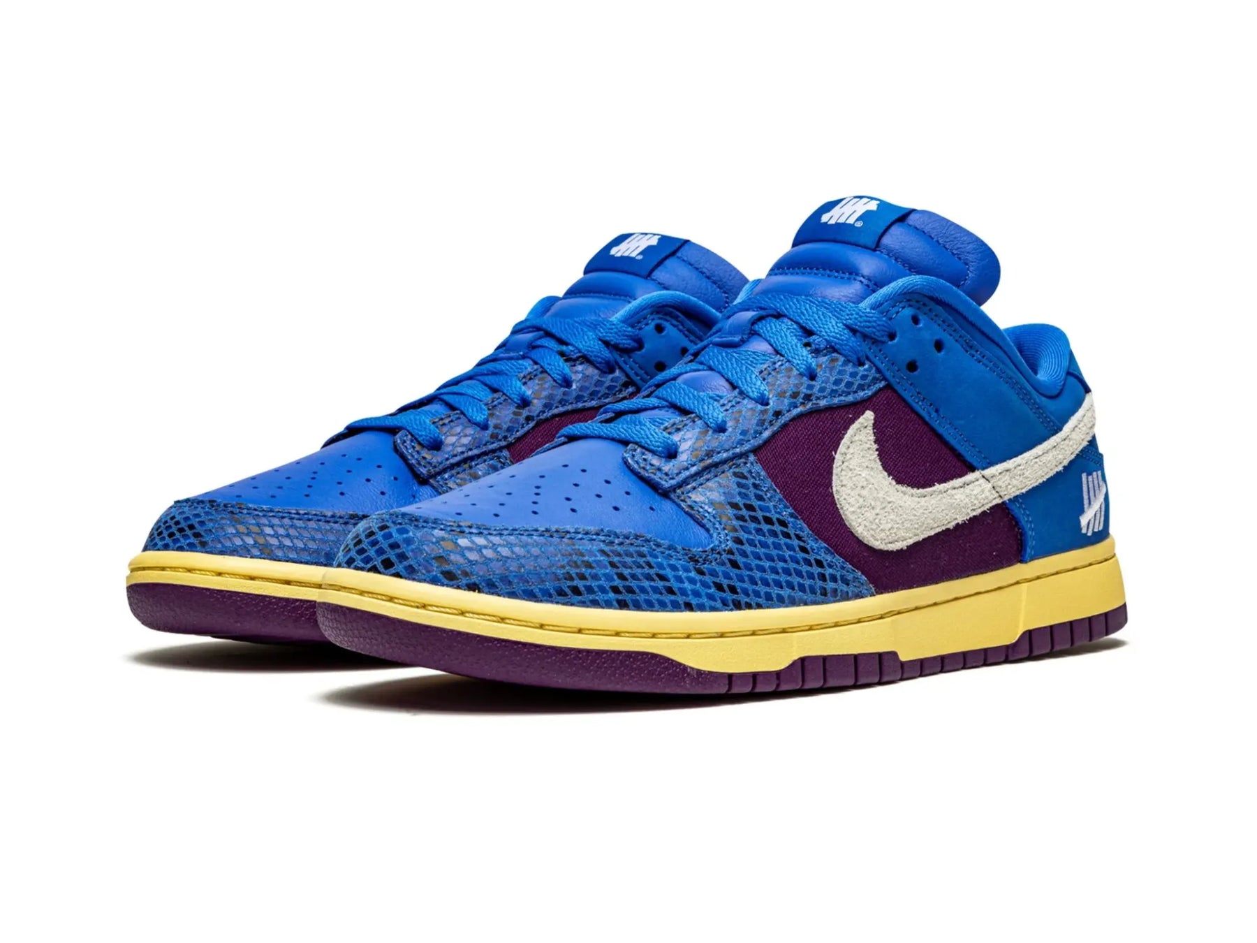 Nike Dunk Low X UNDEFEATED "5 On It - Blue Purple" - street-bill.dk