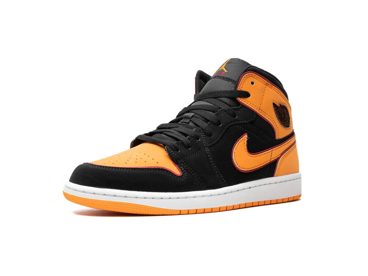 Nike Air Jordan 1 Mid "Orange Black" - street-bill.dk