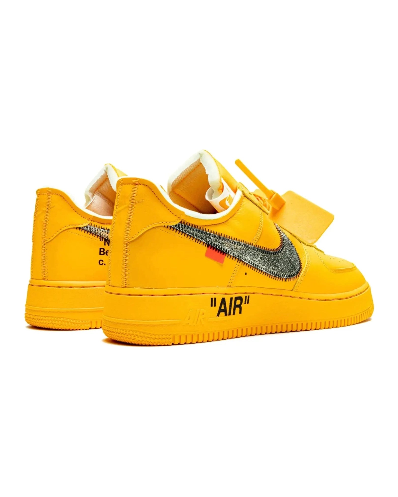Nike Air Force 1 Low X Off-White "ICA University Gold" - street-bill.dk