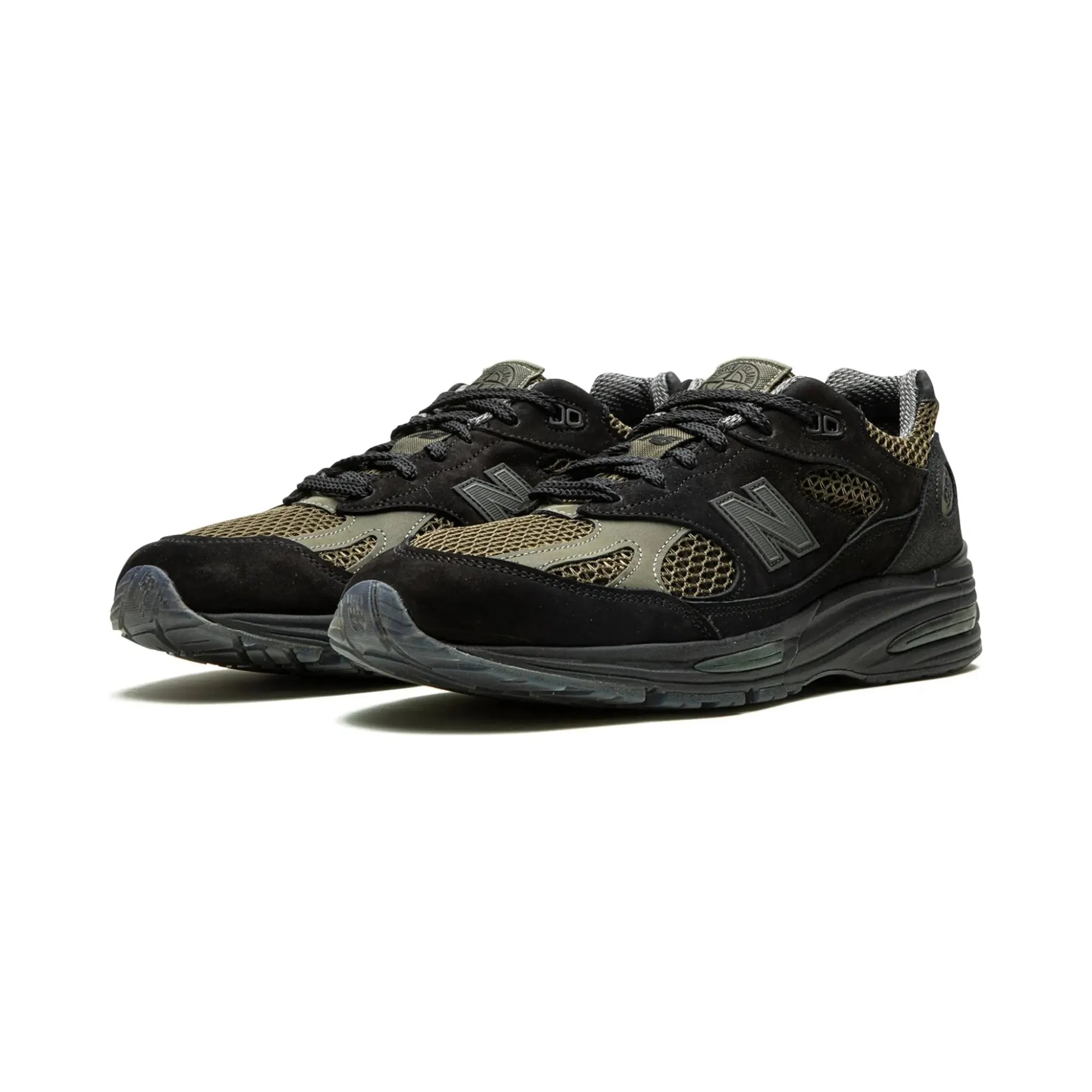 New Balance 991v2 MiUK Stone Island "Black" - street-bill.dk