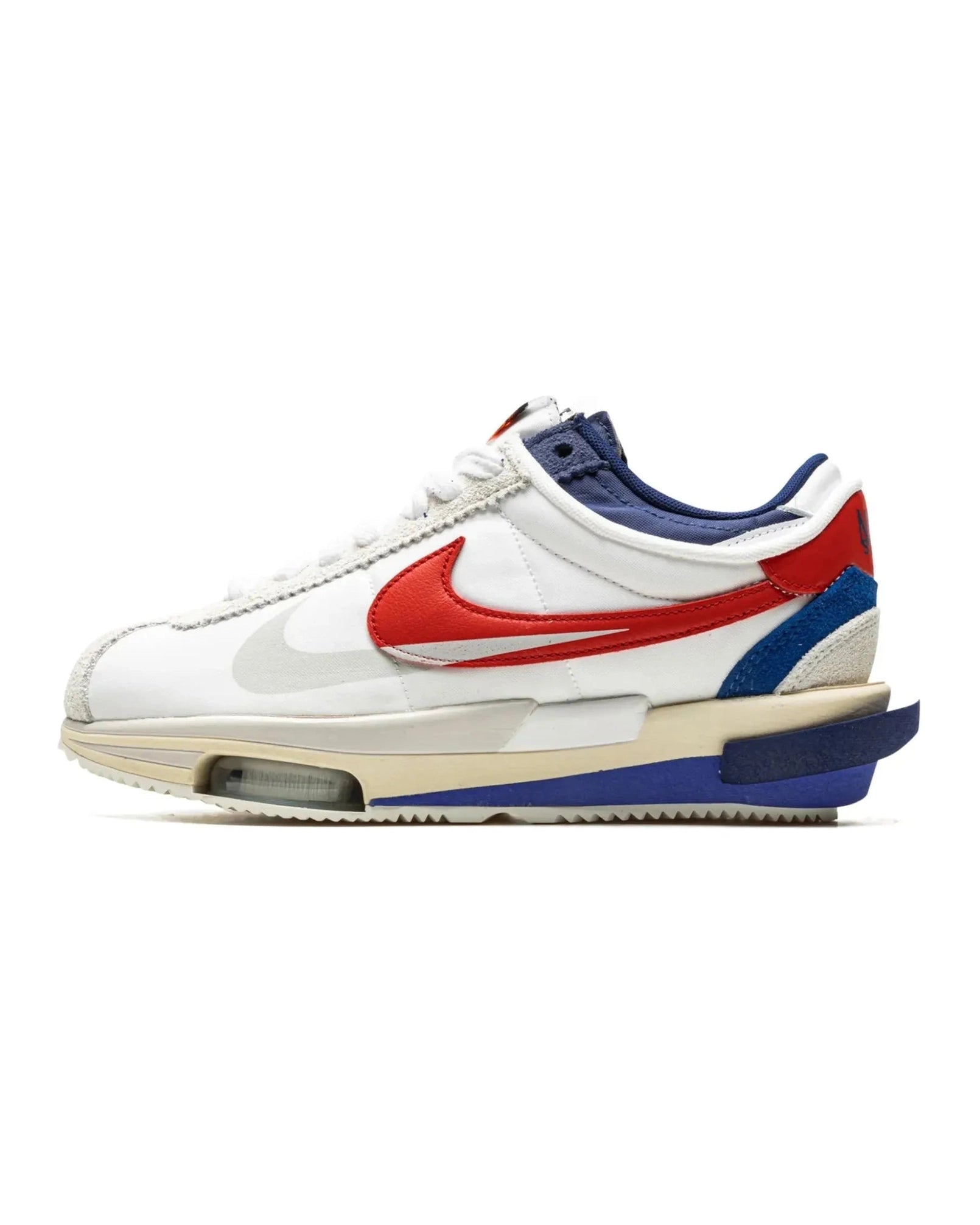 Nike Zoom Cortez SP X Sacai "White University Red Blue" - street-bill.dk