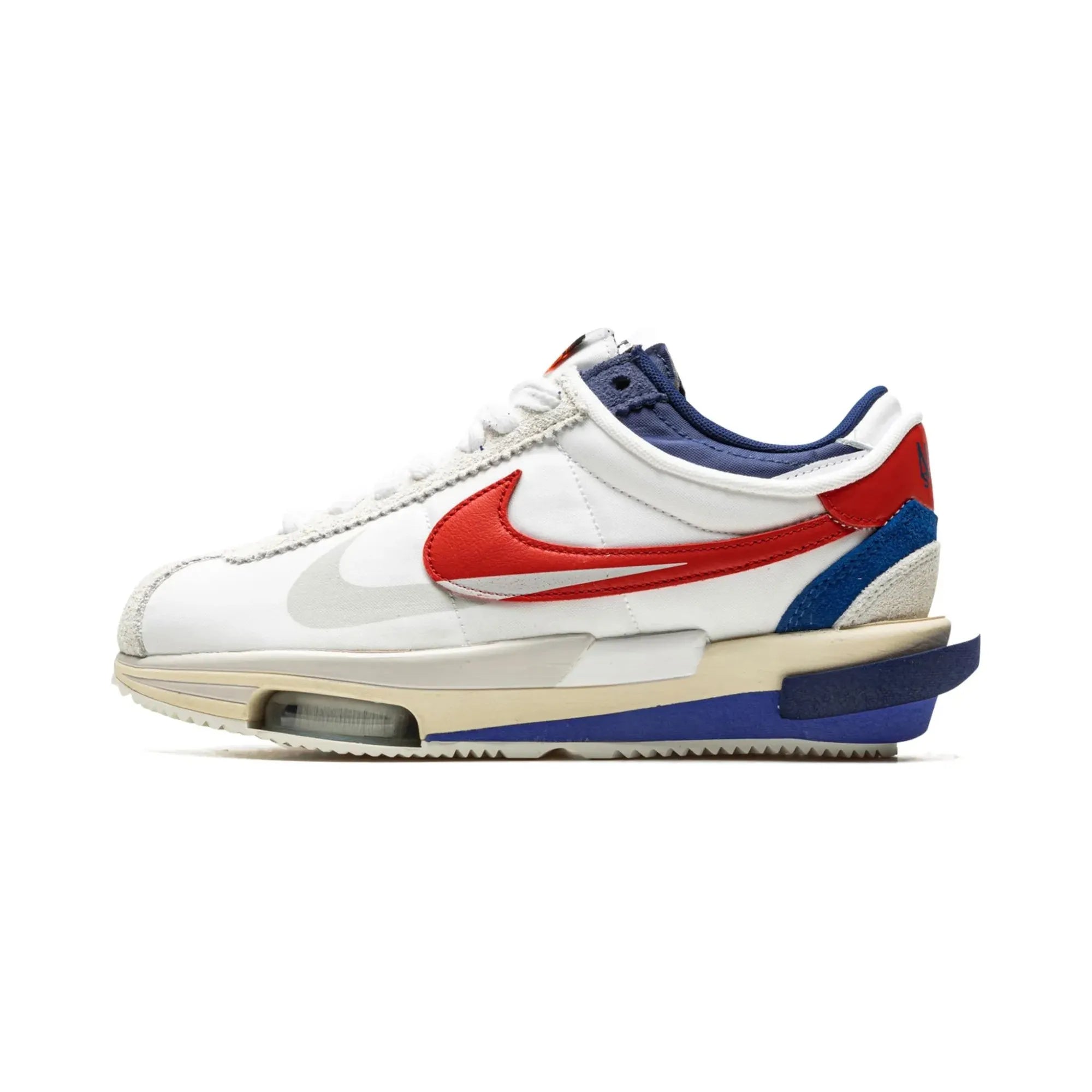 Nike Zoom Cortez SP X Sacai "White University Red Blue" - street-bill.dk
