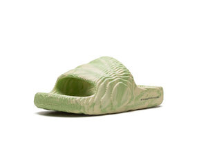 Adidas Adilette 22 Slides "Magic Lime Desert Sand" - street-bill.dk