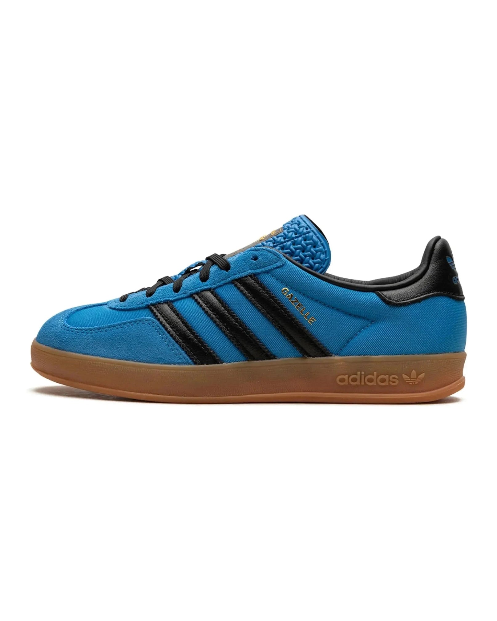 Adidas Gazelle Indoor "Bright Blue Black Gum" - street-bill.dk