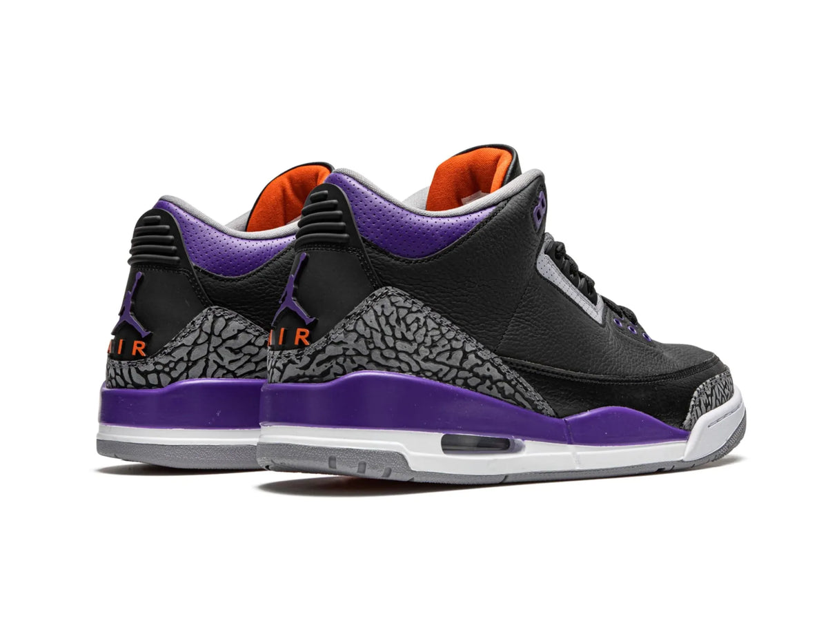 Nike Air Jordan 3 Retro "Black Court Purple" - street-bill.dk