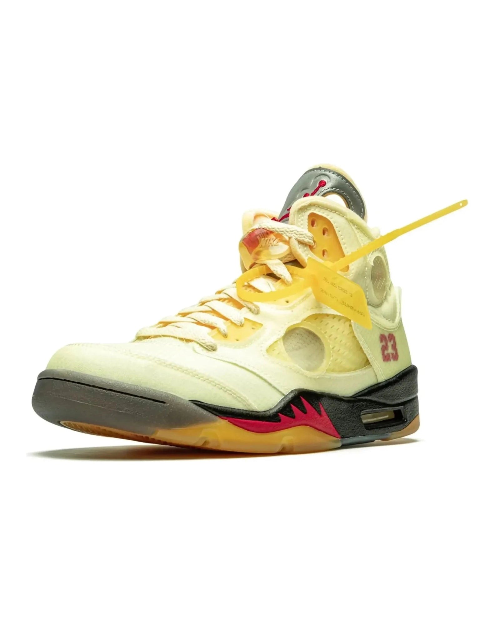Nike Air Jordan 5 Retro X Off-White "Sail" - street-bill.dk