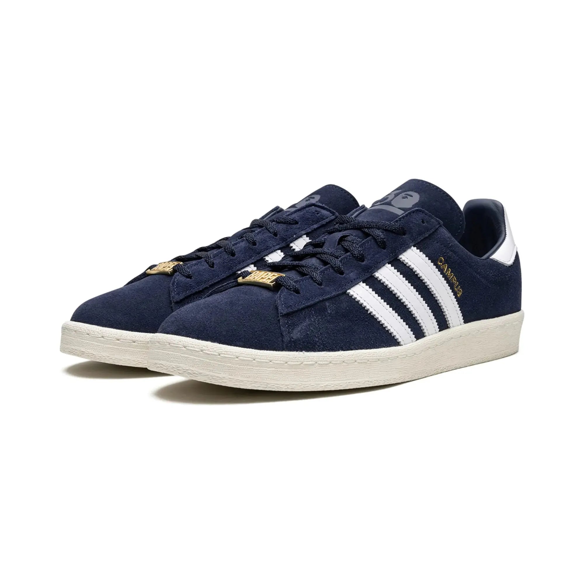 Adidas Campus 80s X Bape "Collegiate Navy" - street-bill.dk