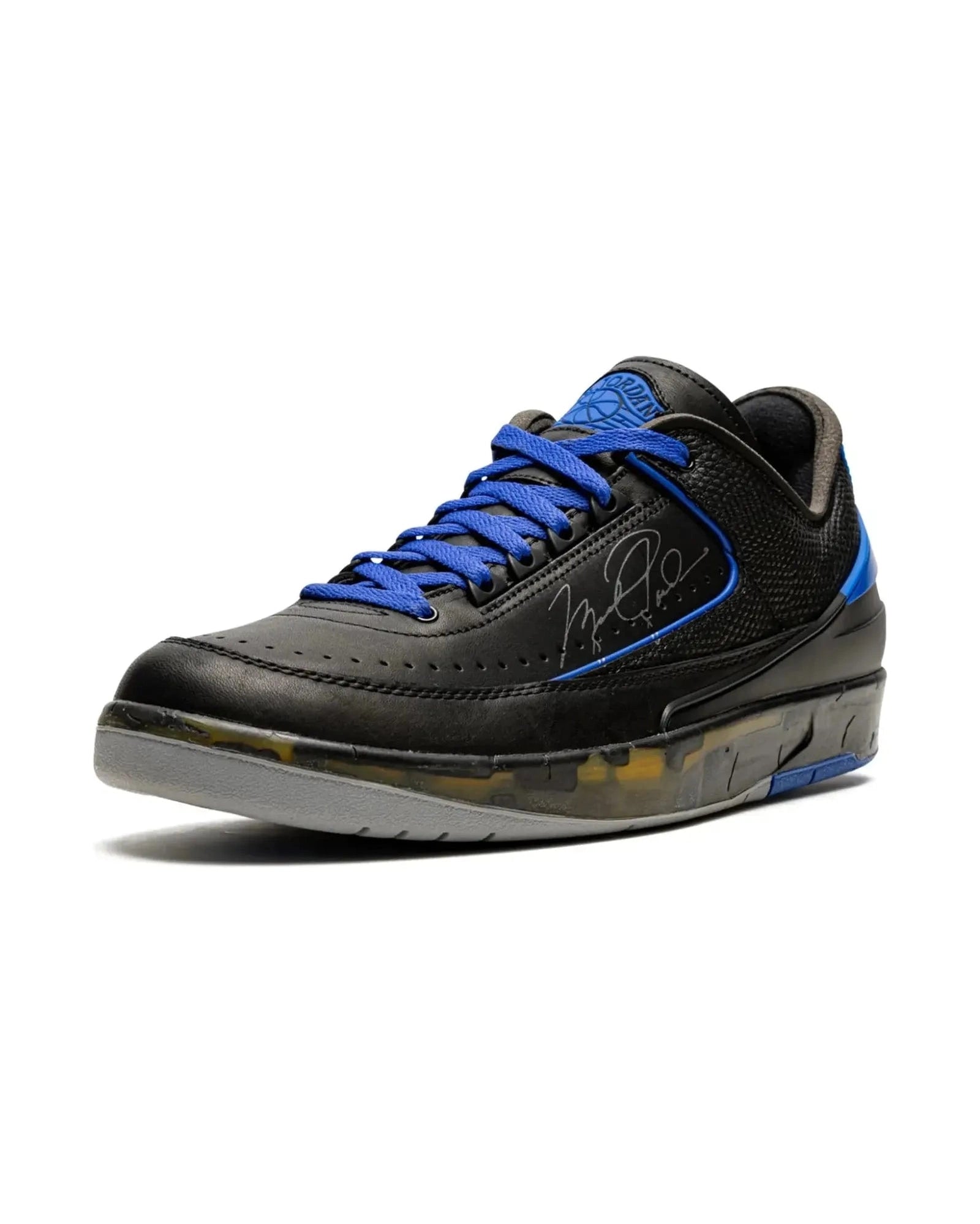 Nike Air Jordan 2 Retro Low SP X Off-White "Black Blue" - street-bill.dk